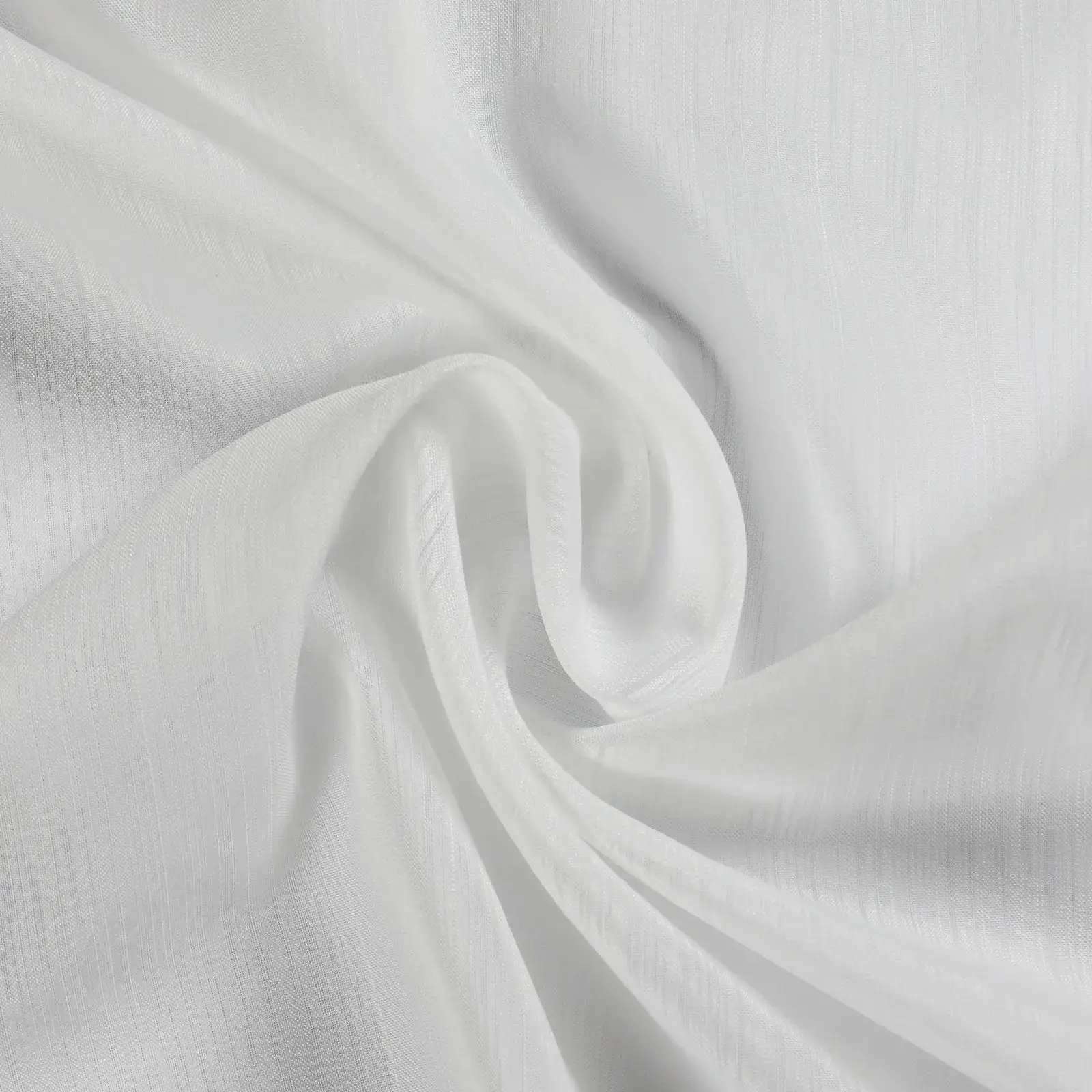 Florida Embossed White Semi Sheer Curtain Pleated - Image 47