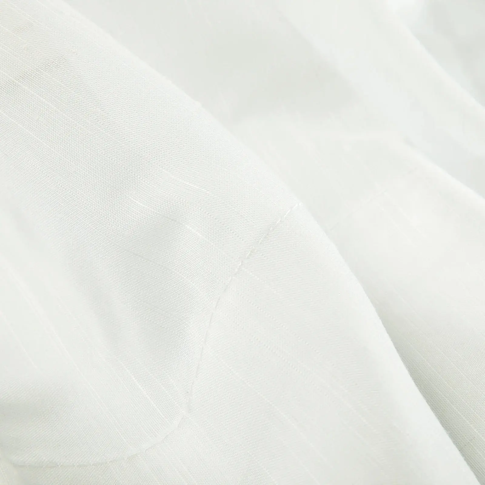 Florida Embossed White Semi Sheer Curtain Pleated - Image 60