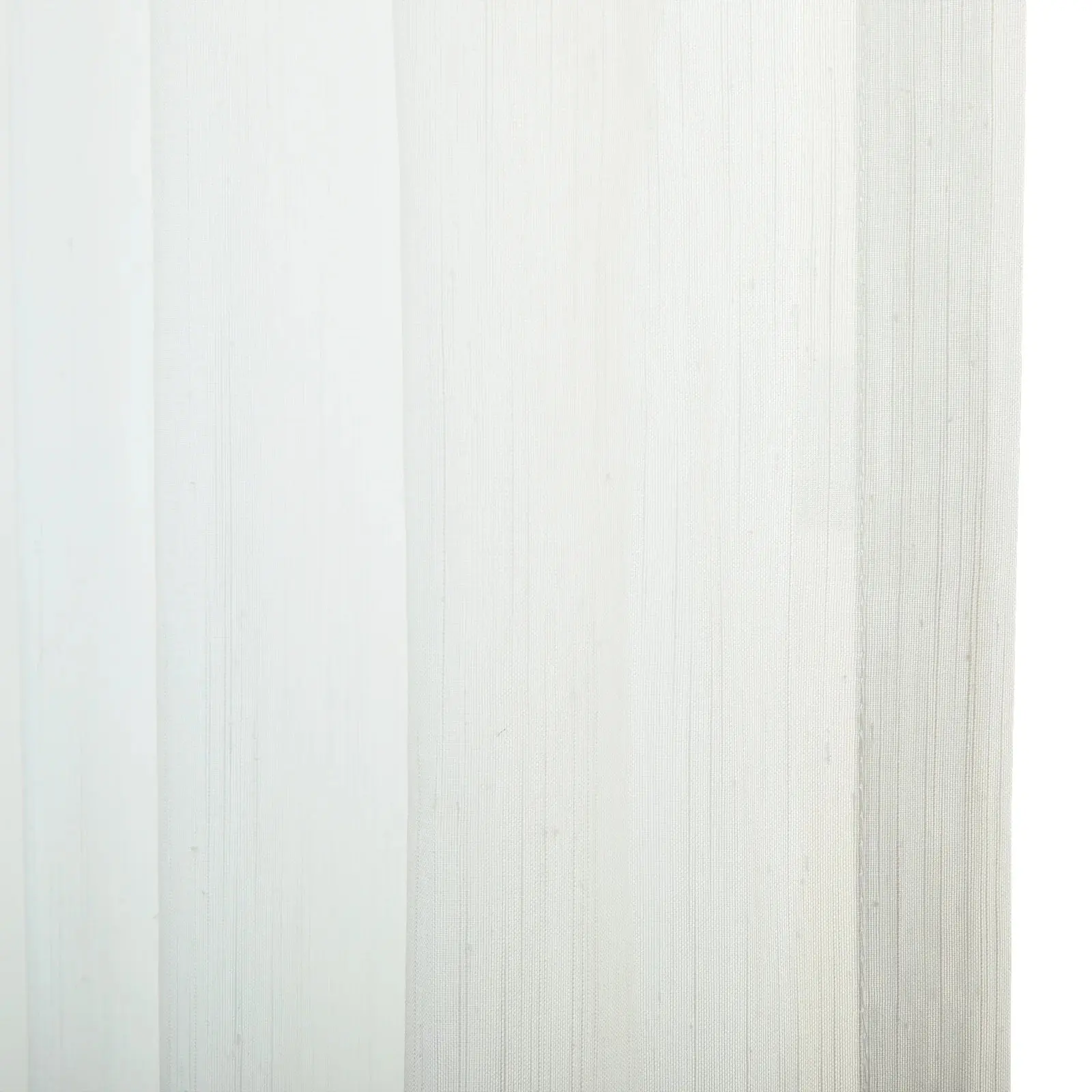 Florida Embossed White Semi Sheer Curtain Pleated - Image 62