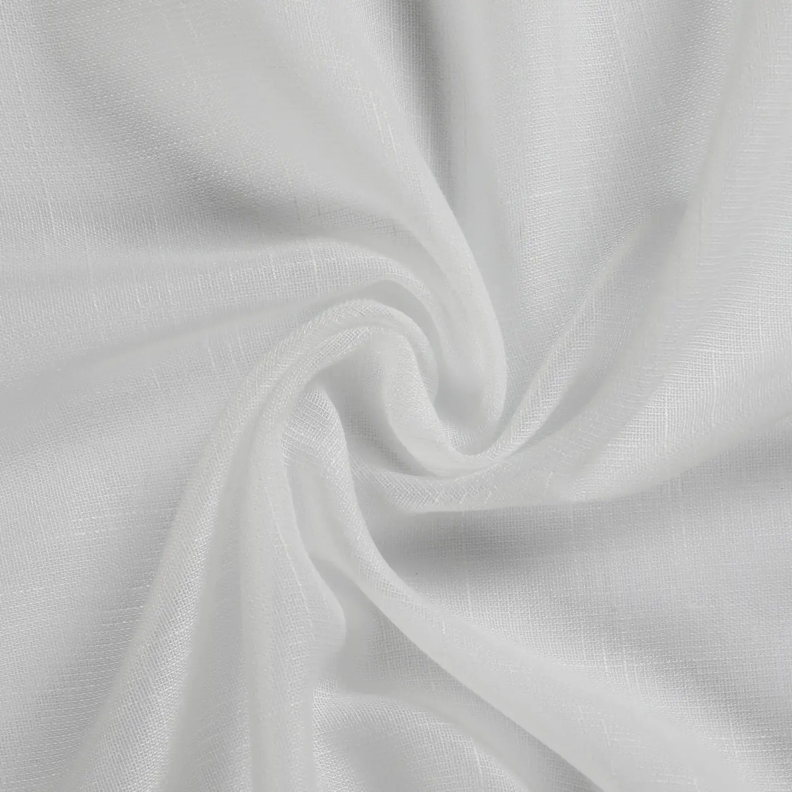 Florida Embossed White Semi Sheer Curtain Pleated - Image 65