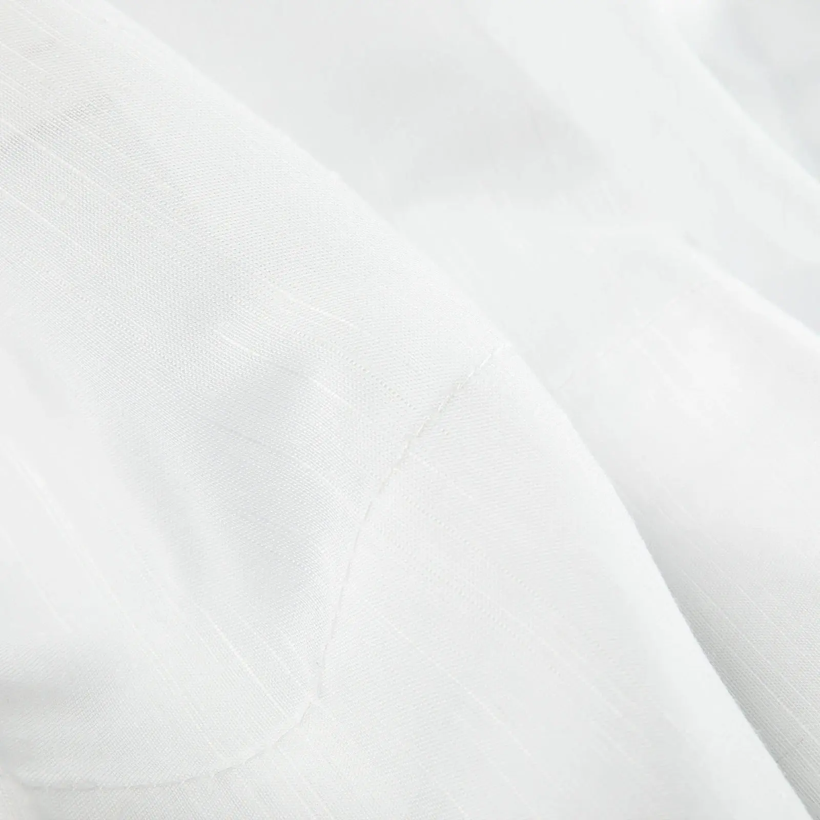 Florida Embossed White Semi Sheer Curtain Pleated - Image 69