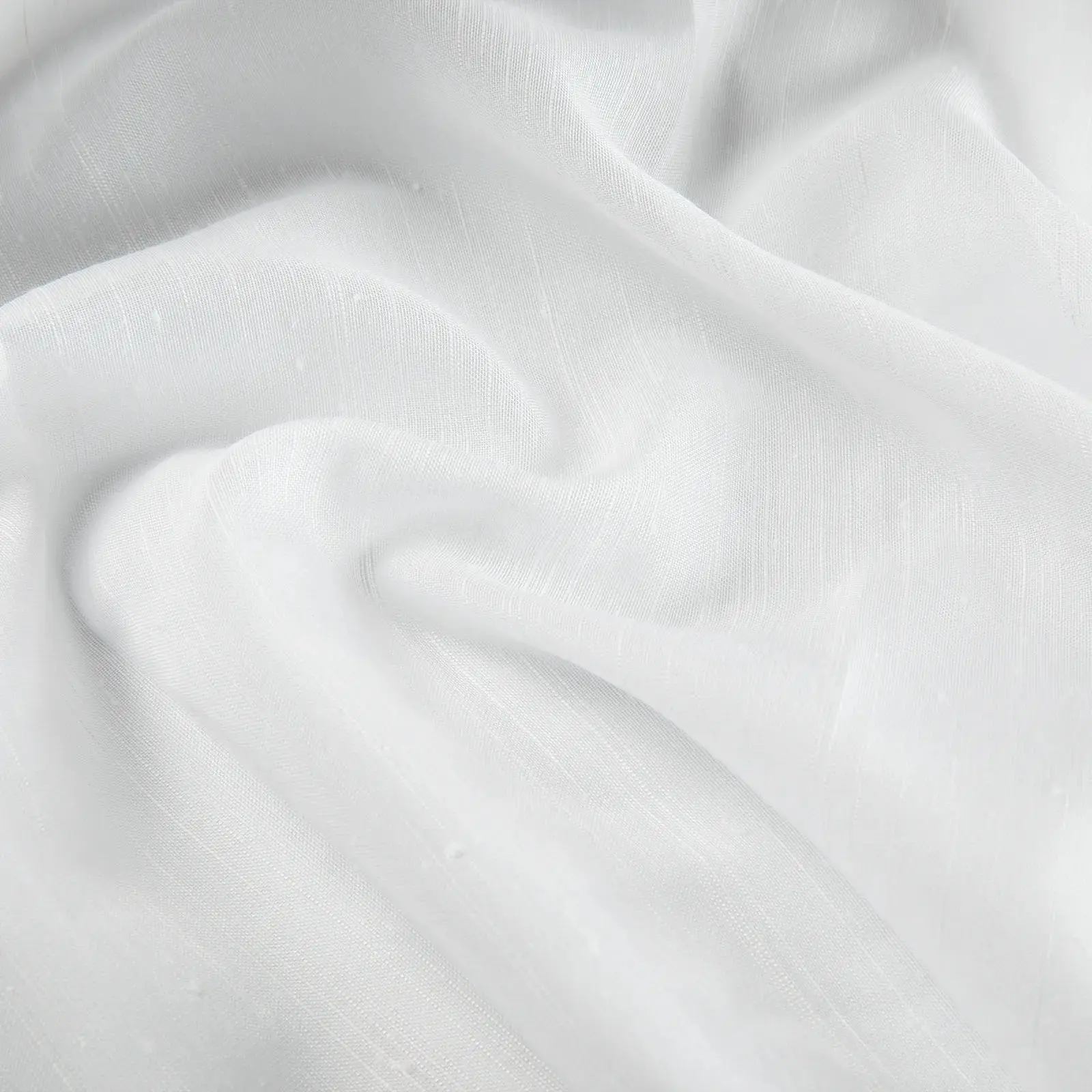 Florida Embossed White Semi Sheer Curtain Pleated - Image 70