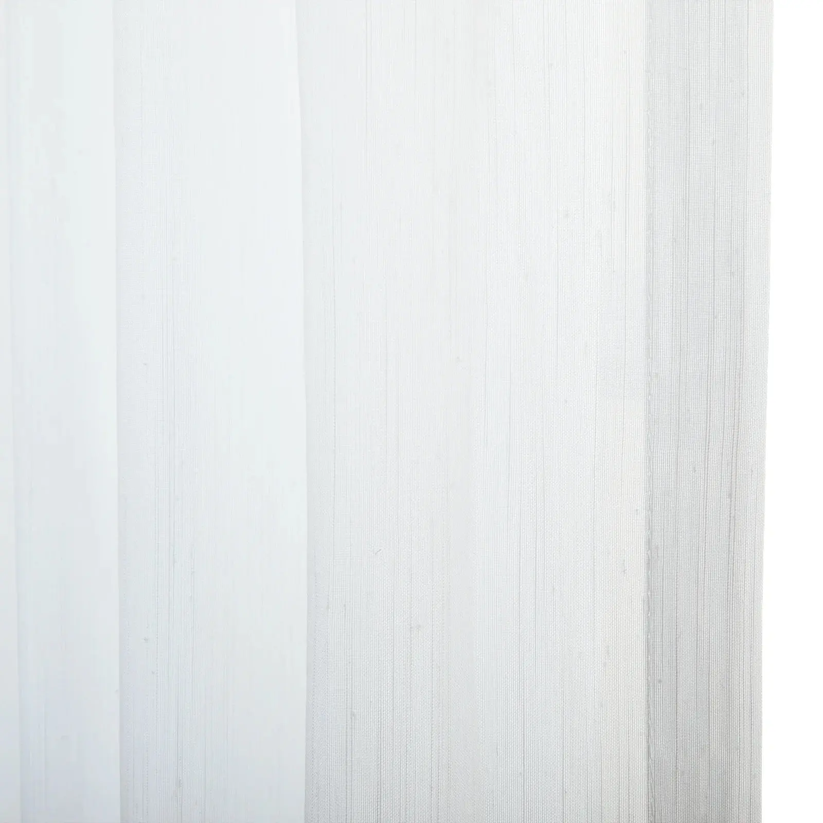 Florida Embossed White Semi Sheer Curtain Pleated - Image 72
