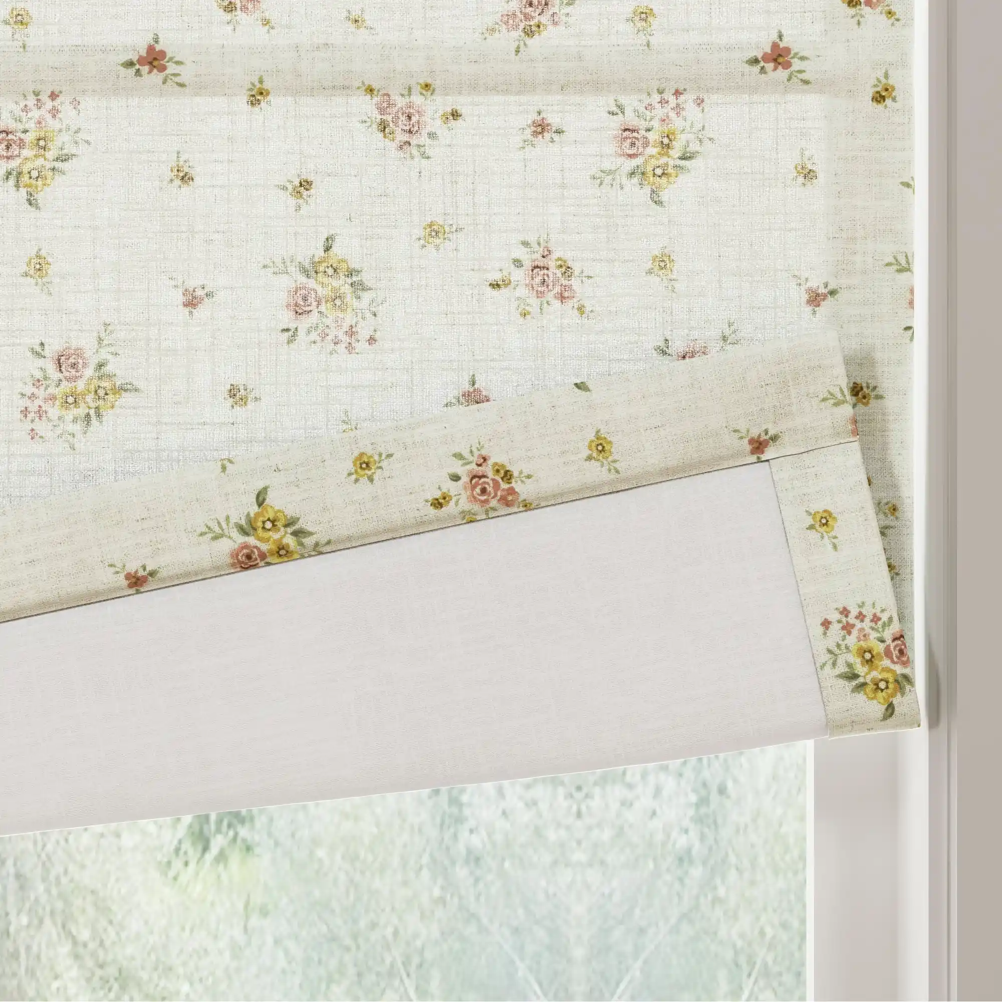 Holly Botanical Boho Roman Shade Cordless - Image 29