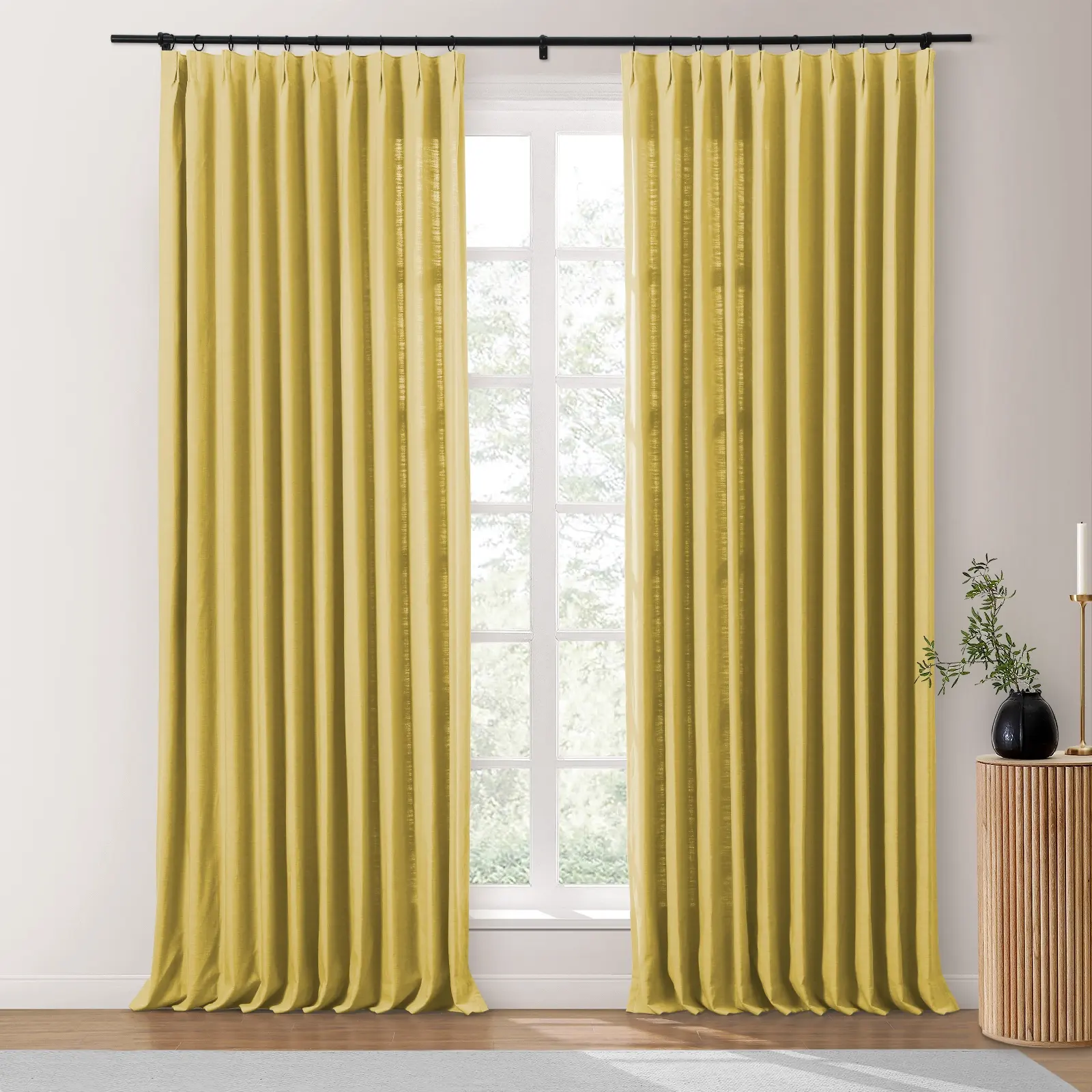Isabella Heavyweight Cotton Drapery Pleated - Image 50