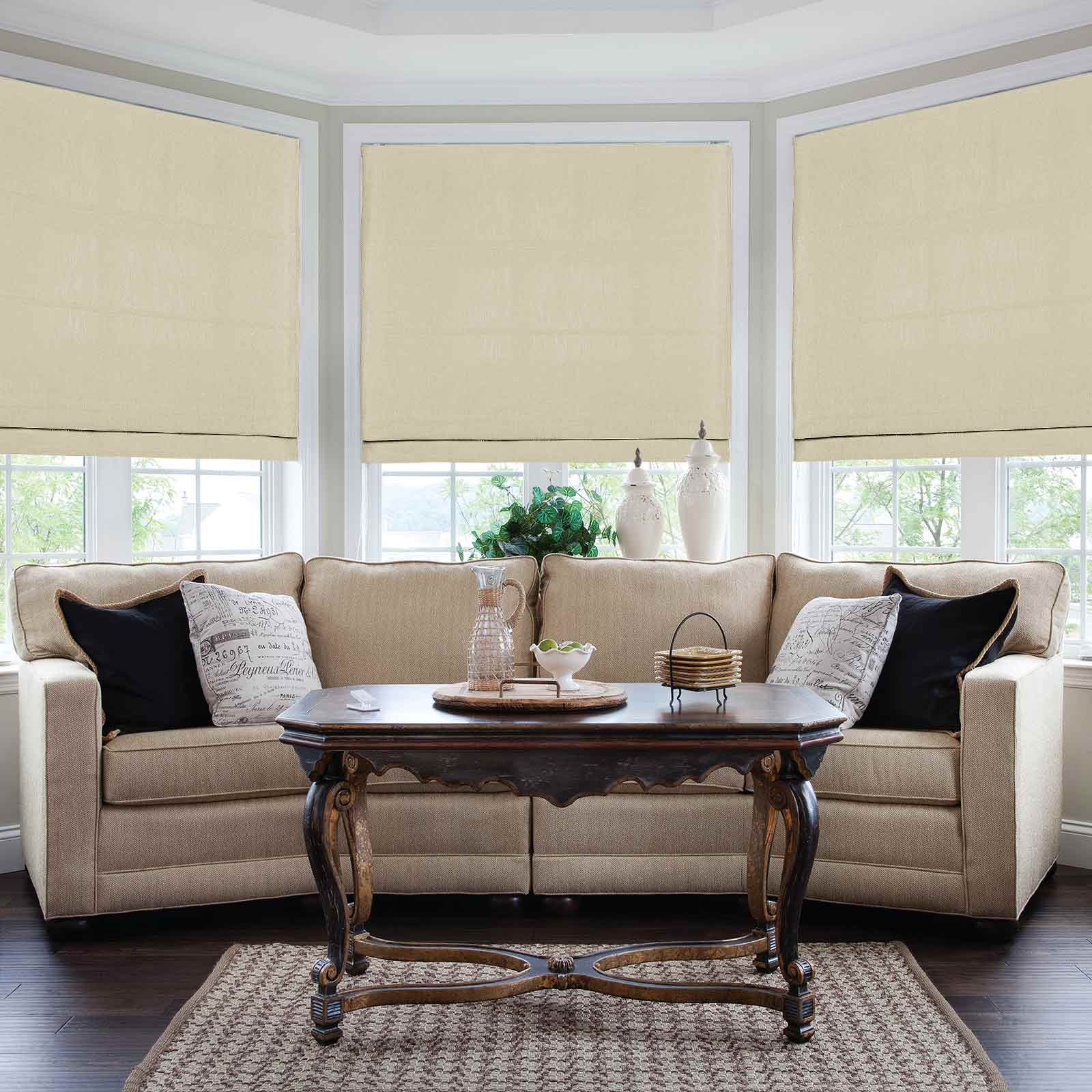 Isabella Cotton Roman Shade Cord Lift - Image 13