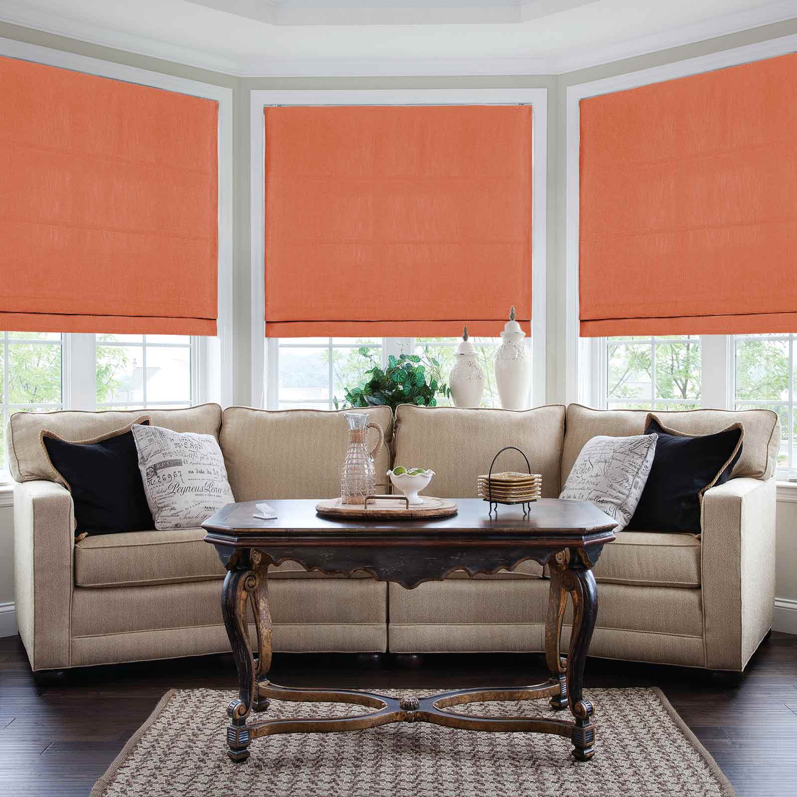Isabella Cotton Roman Shade Cord Lift - Image 15