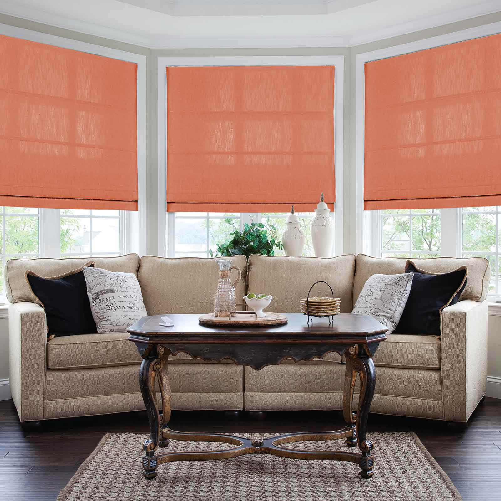 Isabella Cotton Roman Shade Cord Lift - Image 20