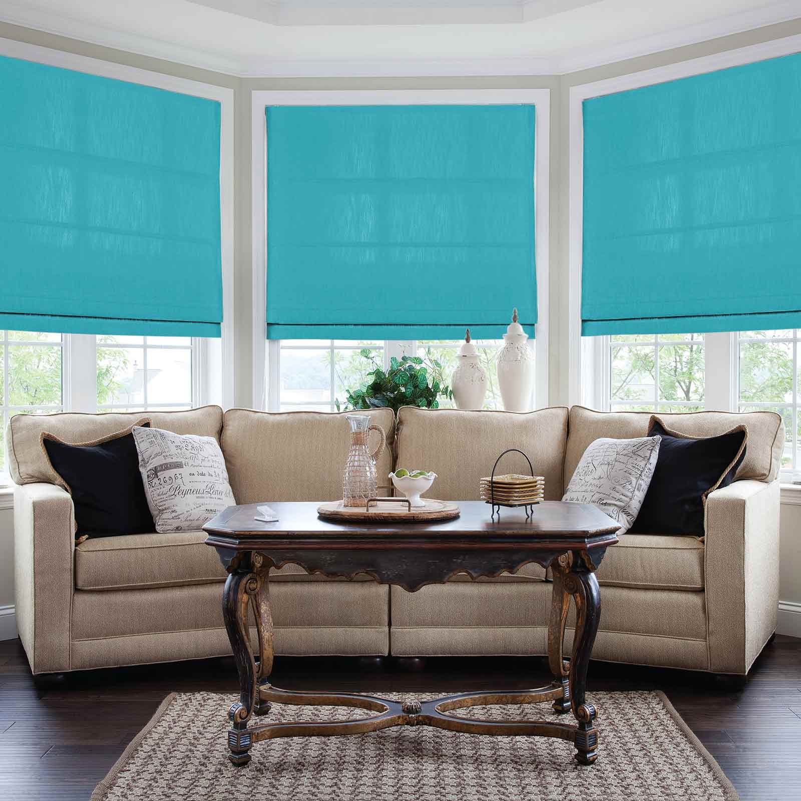 Isabella Cotton Roman Shade Cord Lift - Image 21