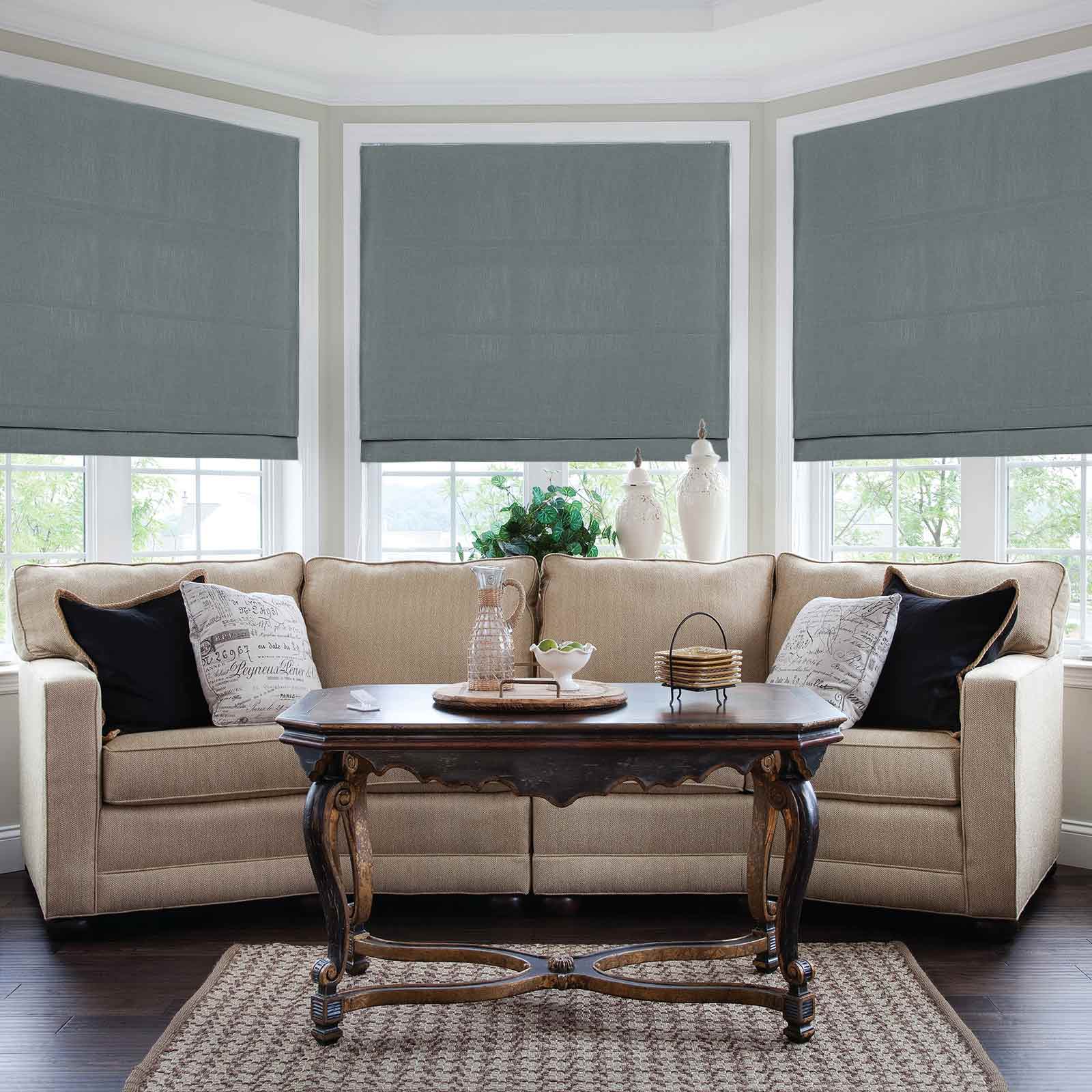Isabella Cotton Roman Shade Cord Lift - Image 31