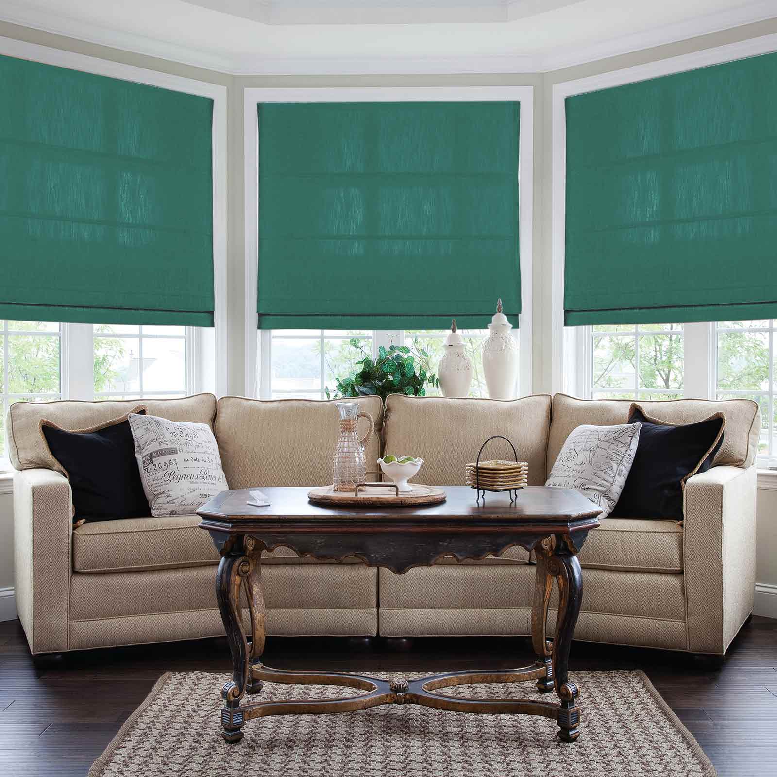 Isabella Cotton Roman Shade Cord Lift - Image 37
