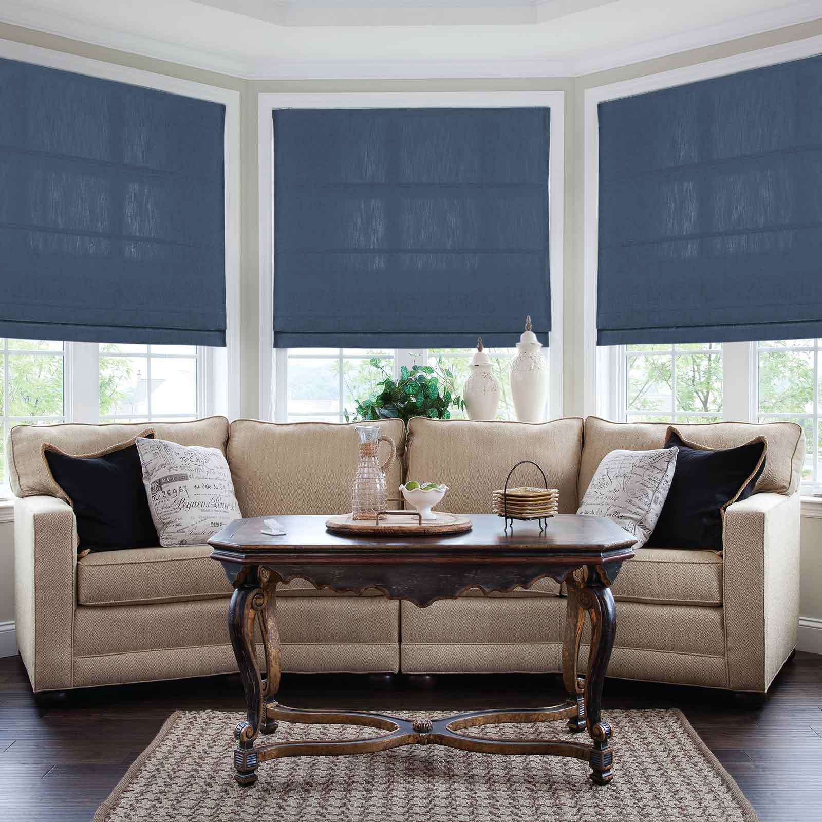 Isabella Cotton Roman Shade Cord Lift - Image 45