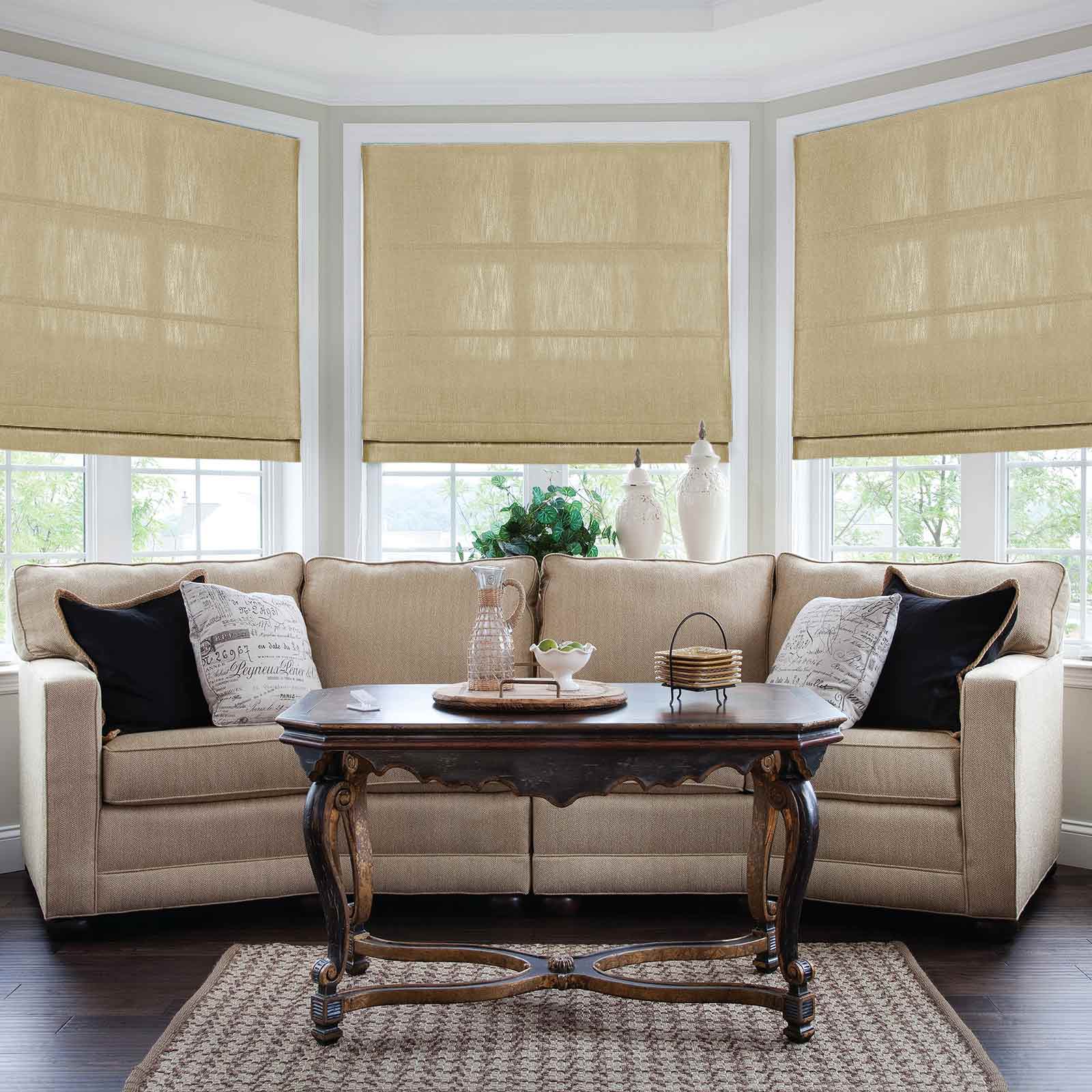Isabella Cotton Roman Shade Cord Lift - Image 46