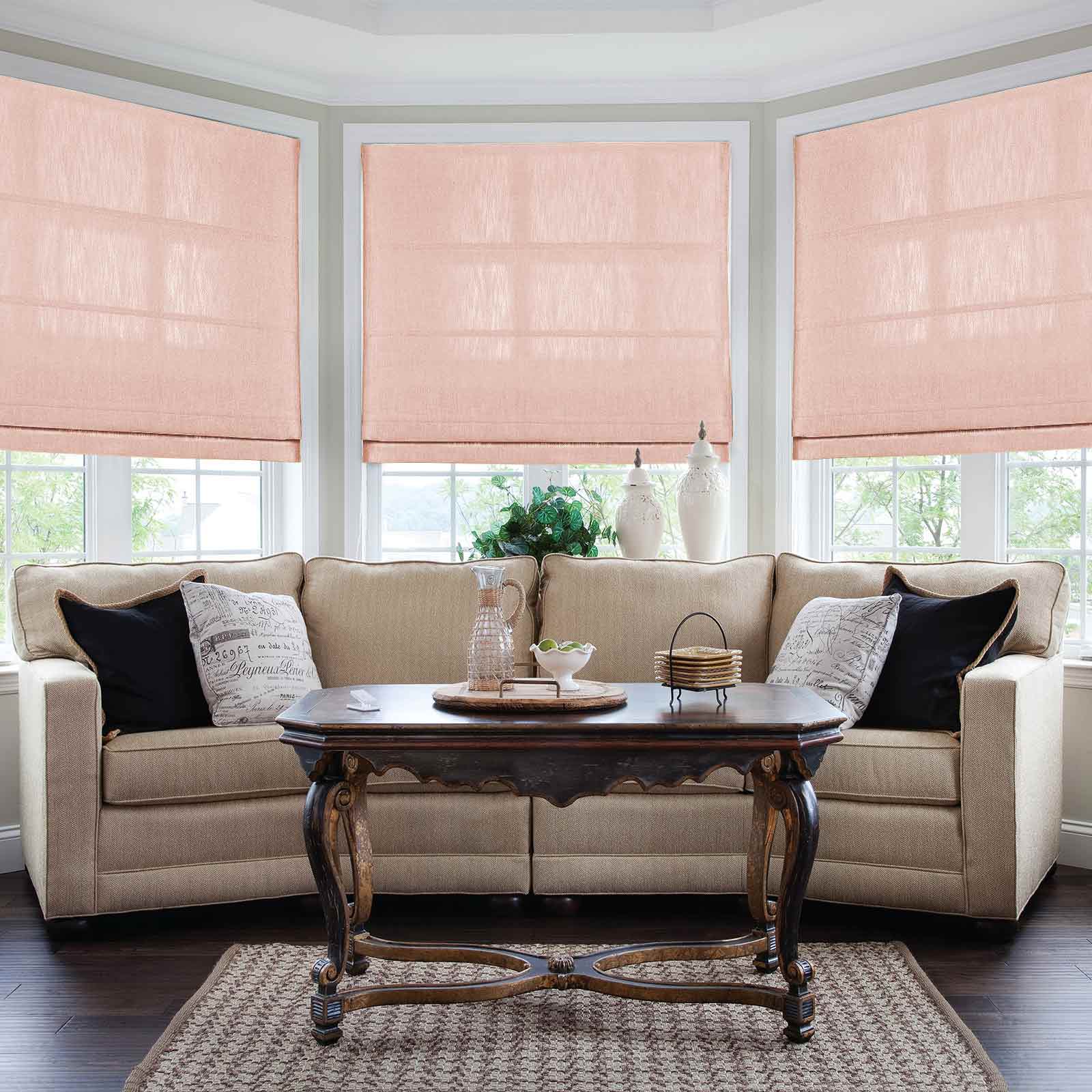 Isabella Cotton Roman Shade Cord Lift - Image 49