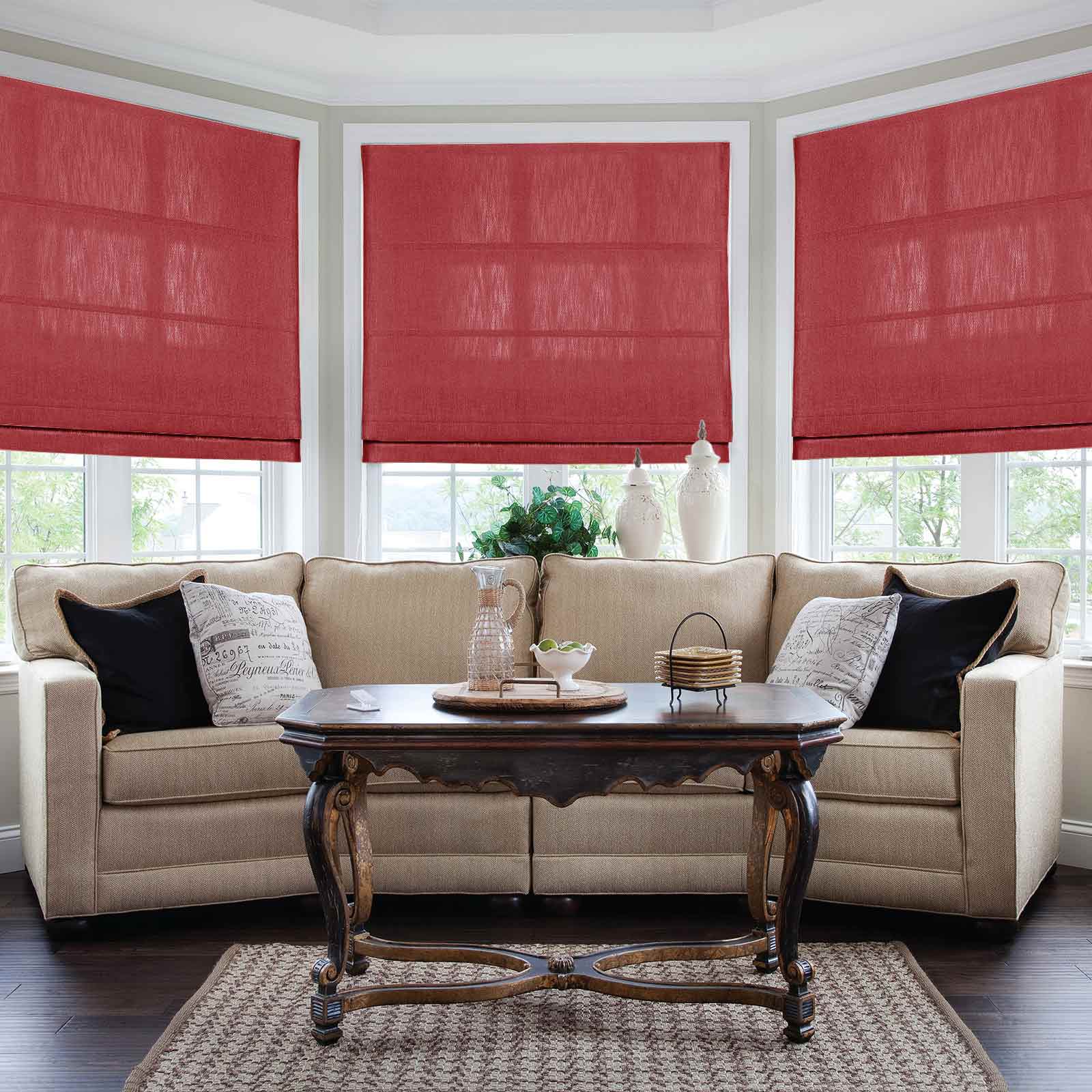 Isabella Cotton Roman Shade Cord Lift - Image 52