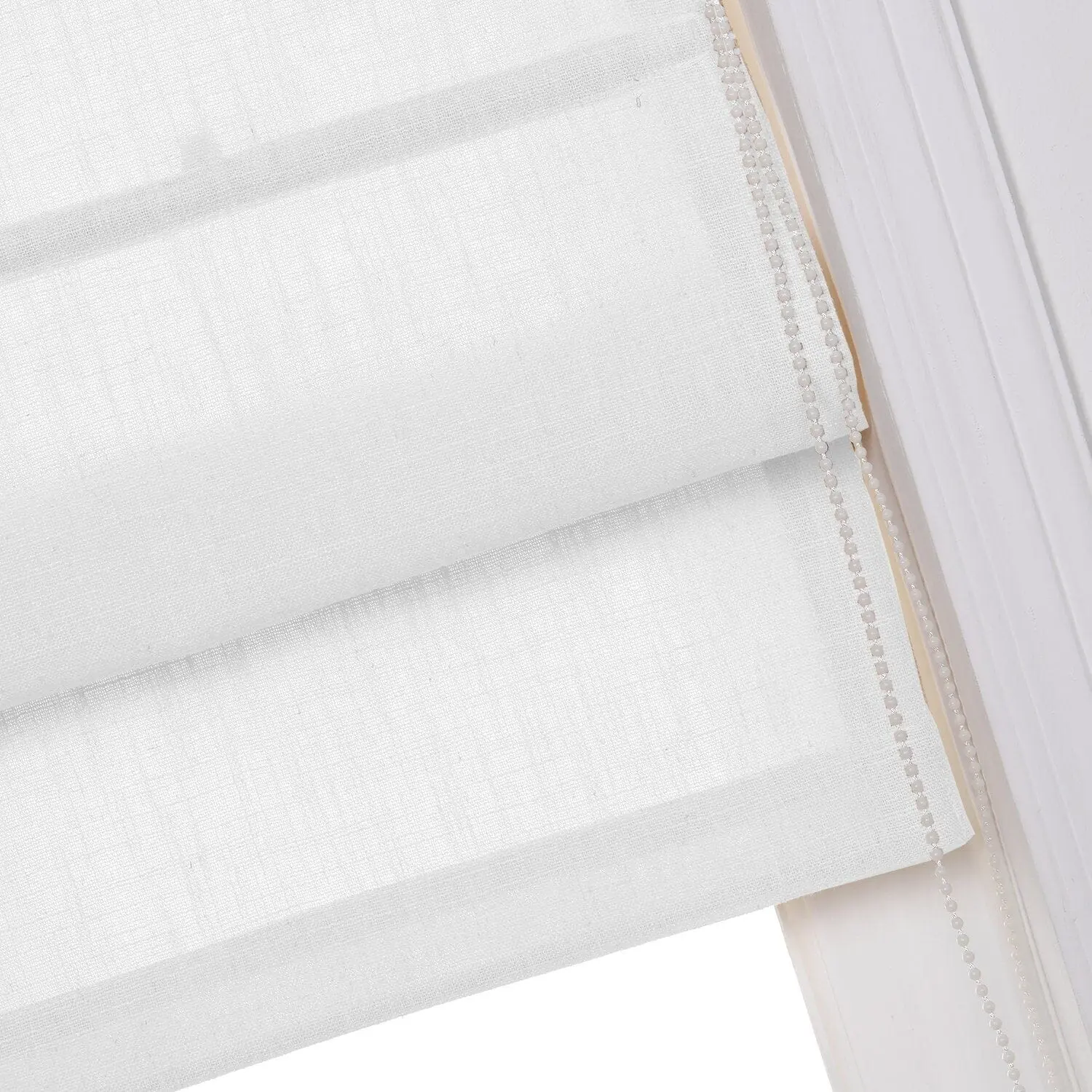 Isabella Cotton Roman Shade Cord Lift - Image 6