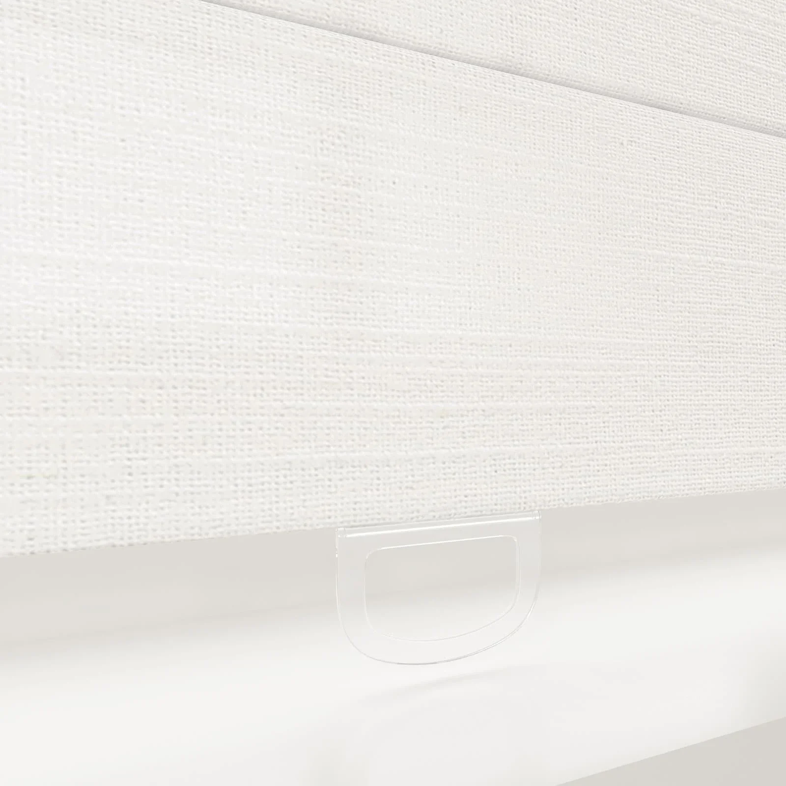 TWOPAGES Jawara Linen Cotton Back Slat Roman Shades Cordless - Image 2