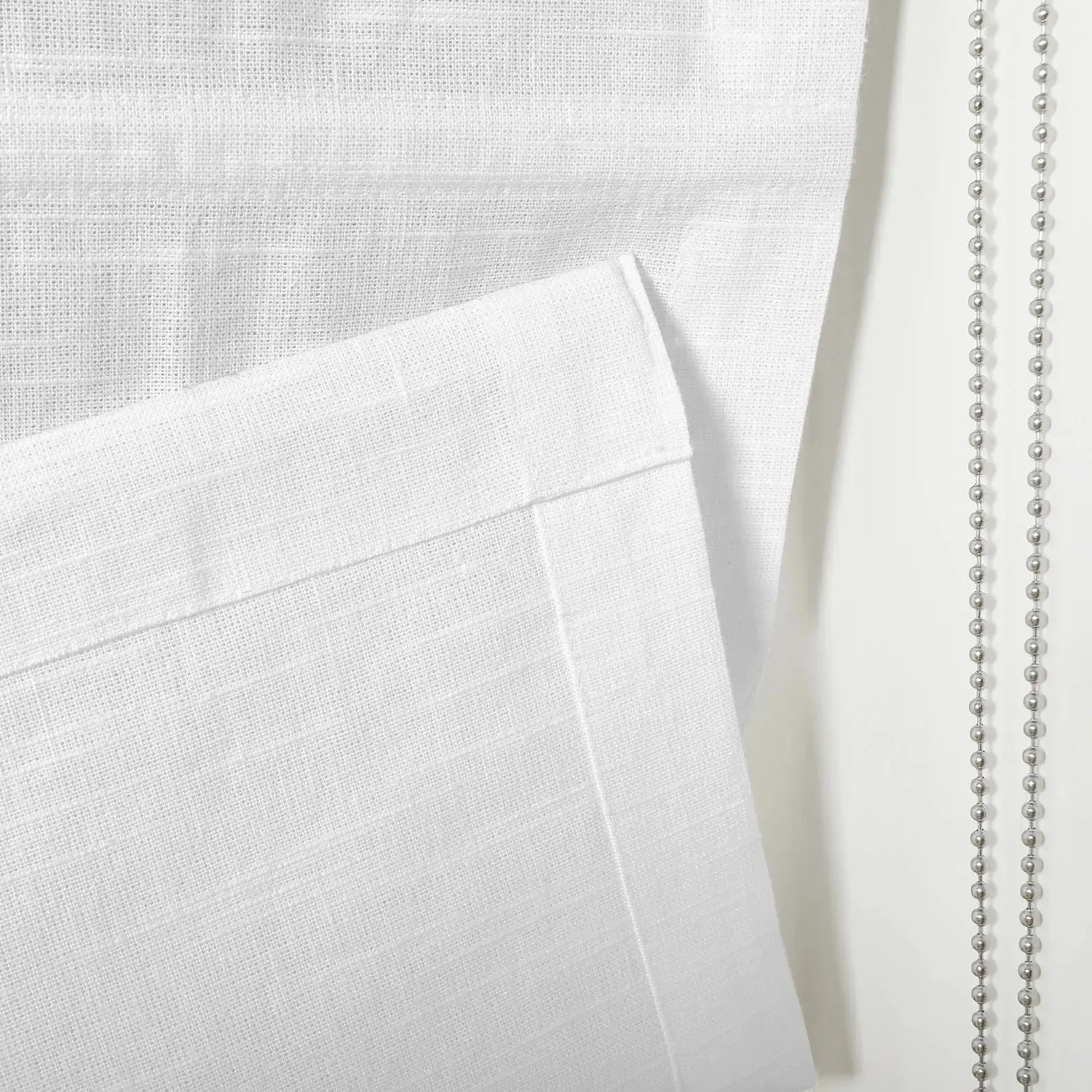 Jawara Linen Cotton Roman Shade Cord Lift - Image 12