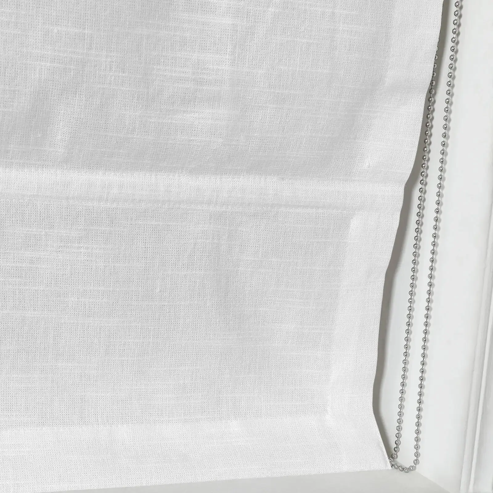 Jawara Linen Cotton Roman Shade Cord Lift - Image 15