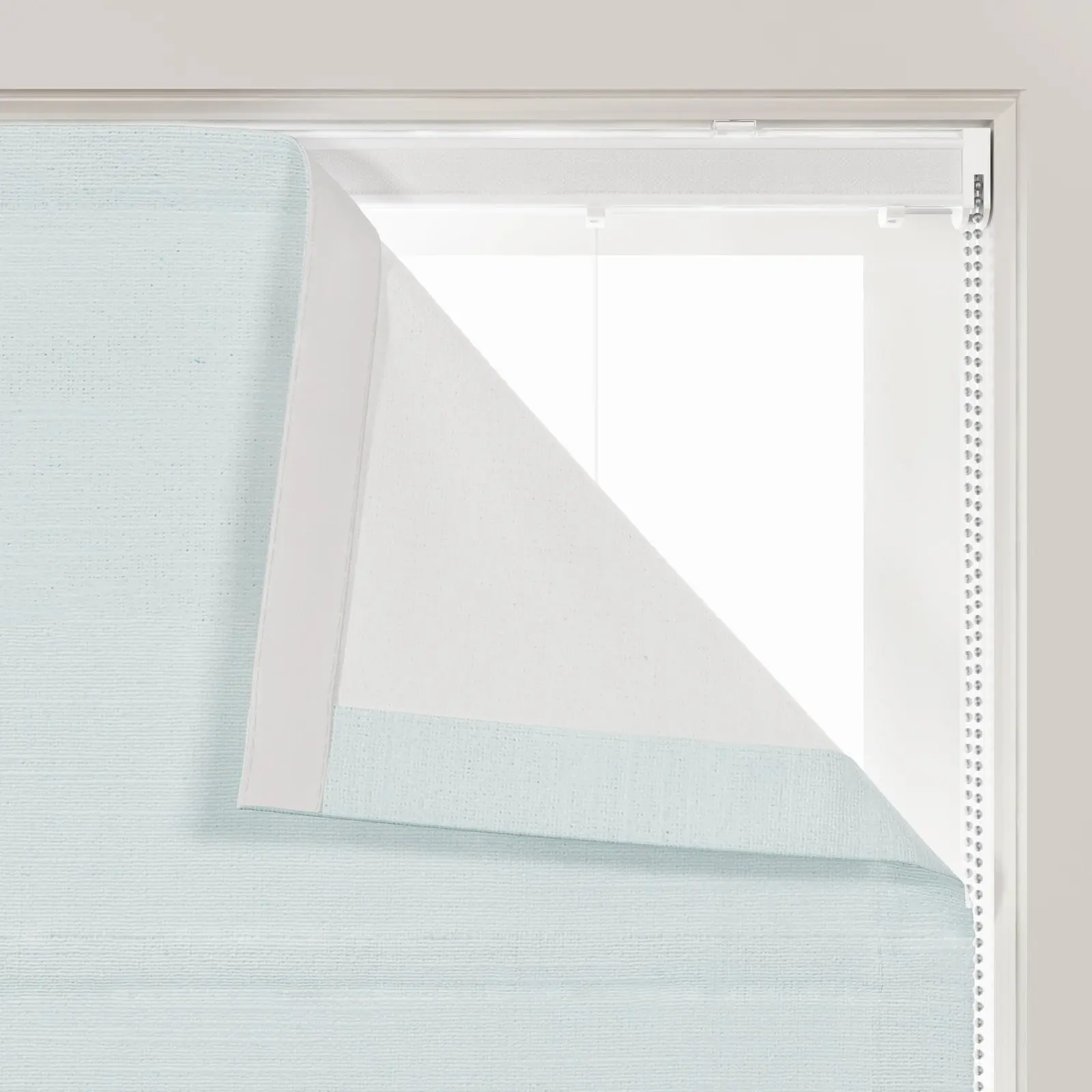 Jawara Linen Cotton Roman Shade Cord Lift - Image 41