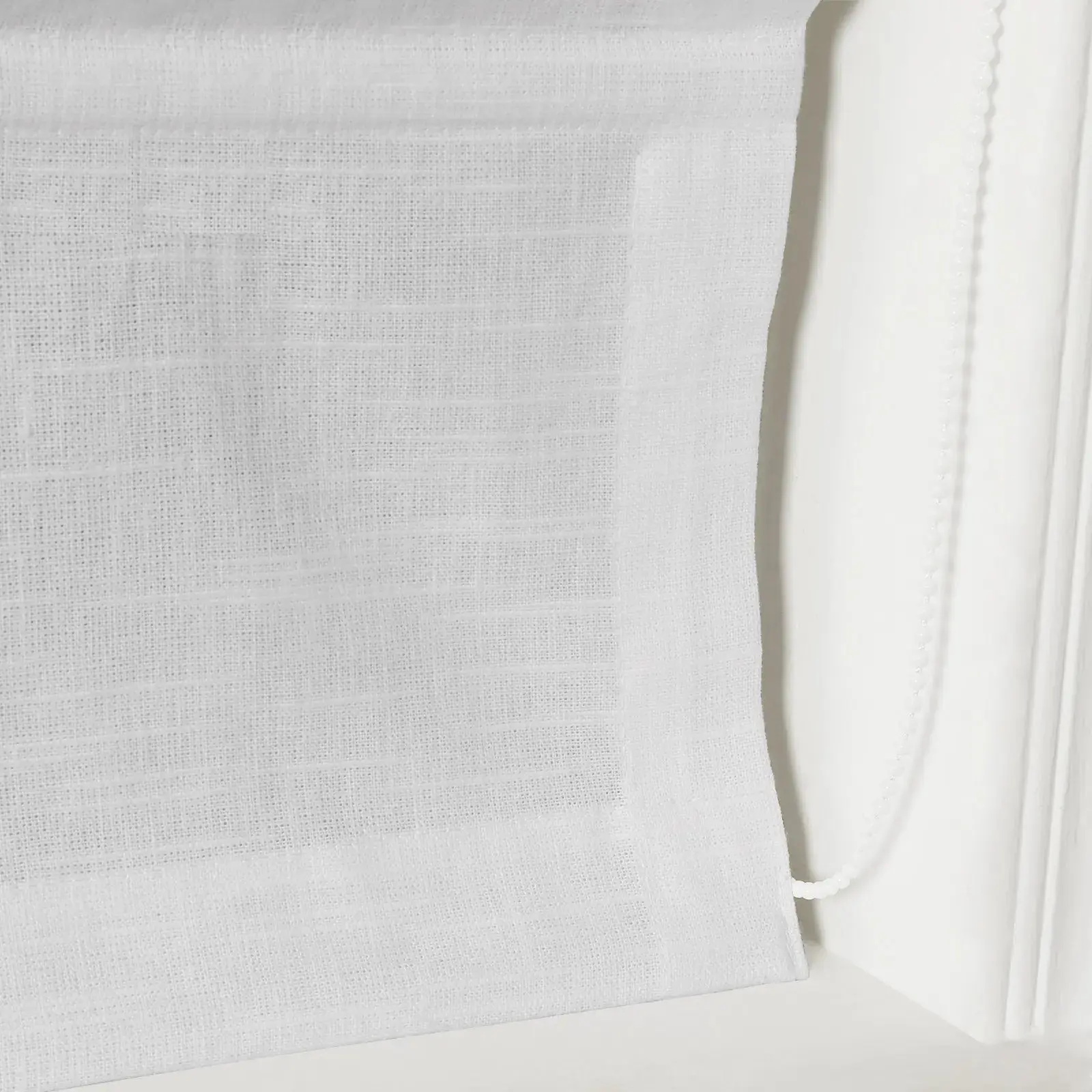 Jawara Linen Cotton Roman Shade Cord Lift - Image 9