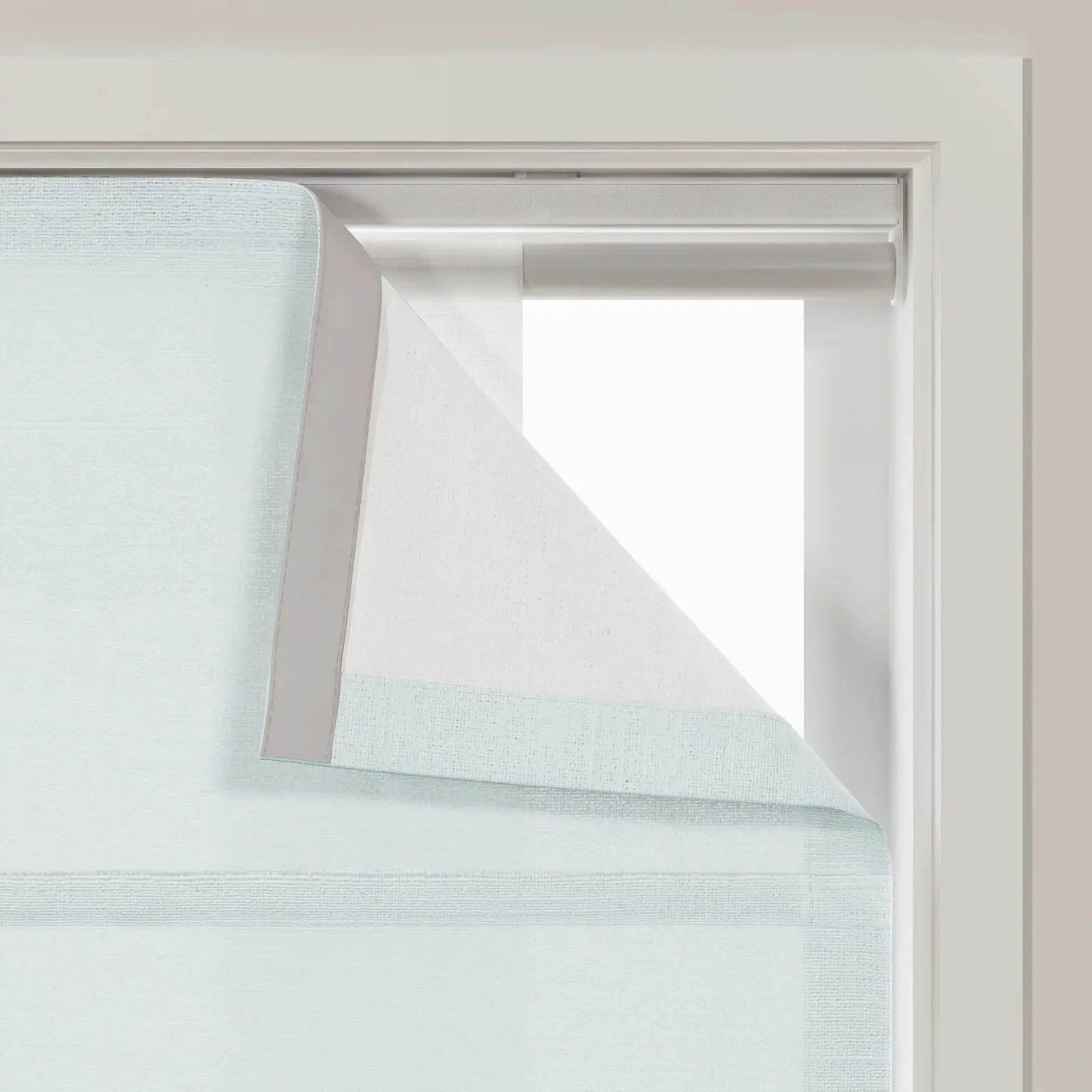 Jawara Linen Cotton Roman Shade Cordless - Image 57