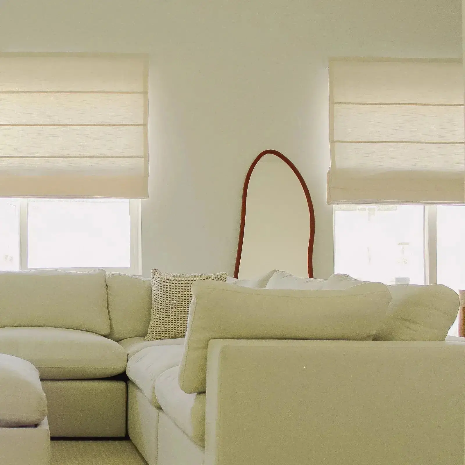 Jawara Roman Shade Cordless-Wooden Headrail - Image 7