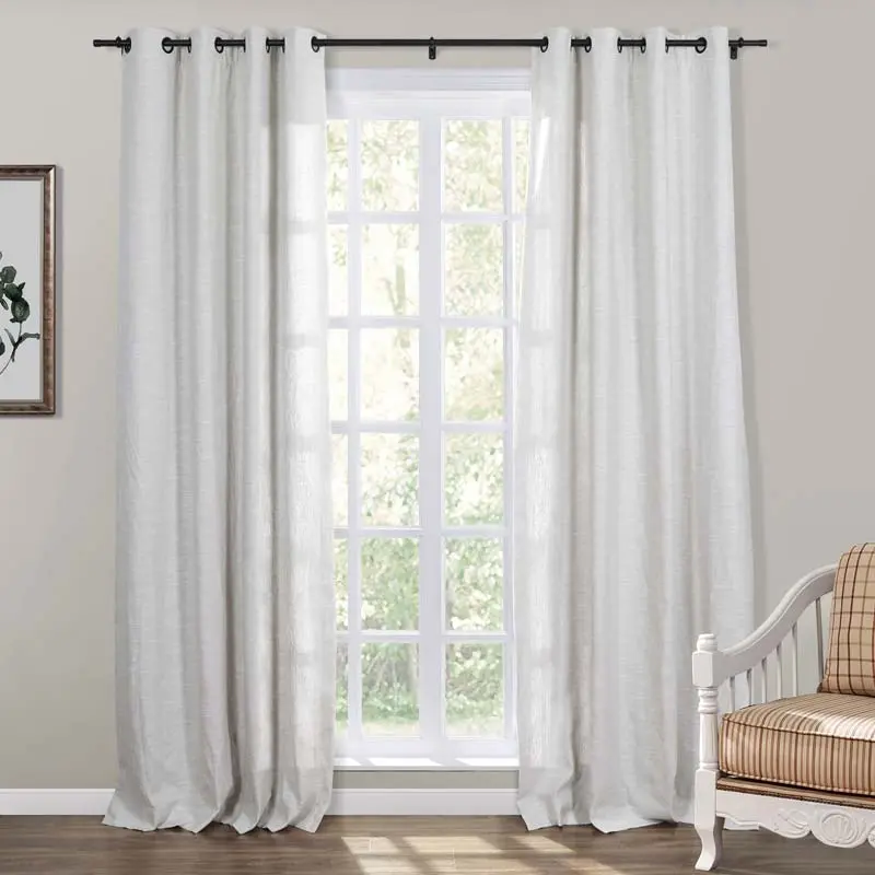 Jawara Luxury Linen Cotton Curtain Grommet - Image 11