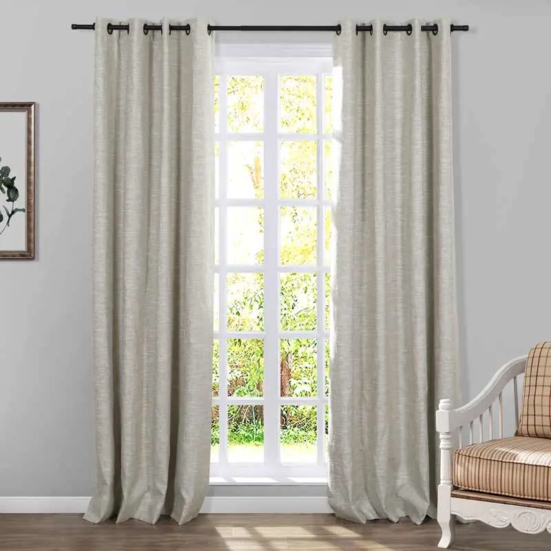 Jawara Luxury Linen Cotton Curtain Grommet - Image 12
