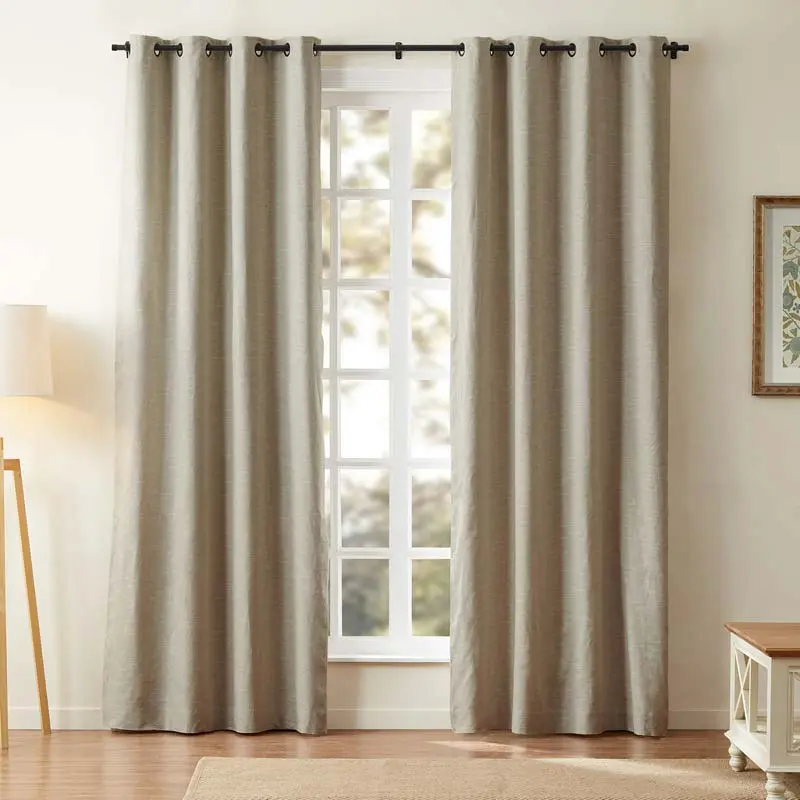 Jawara Luxury Linen Cotton Curtain Grommet - Image 13
