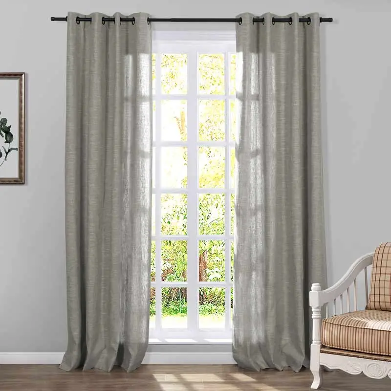 Jawara Luxury Linen Cotton Curtain Grommet - Image 14