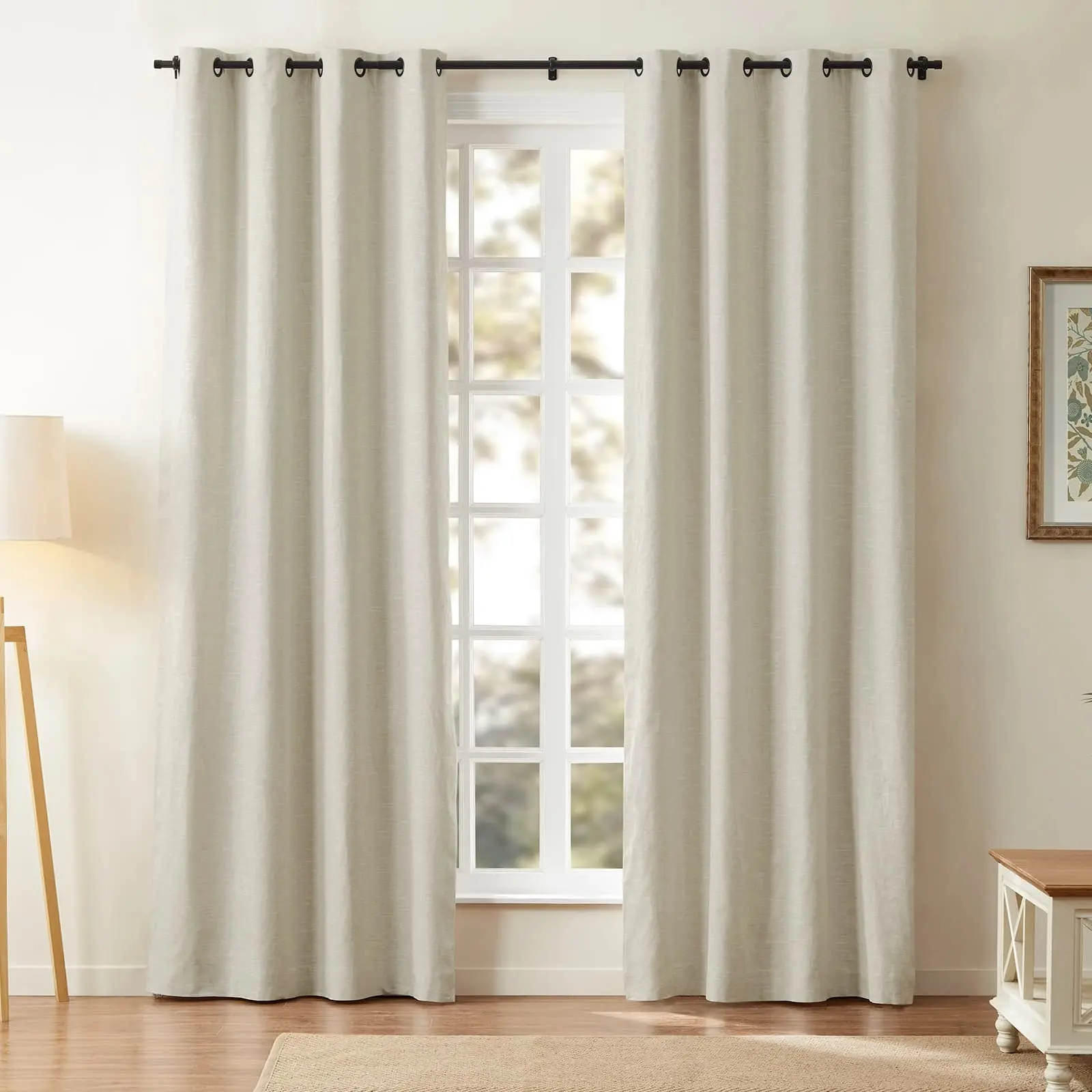 Jawara Luxury Linen Cotton Curtain Grommet - Image 19