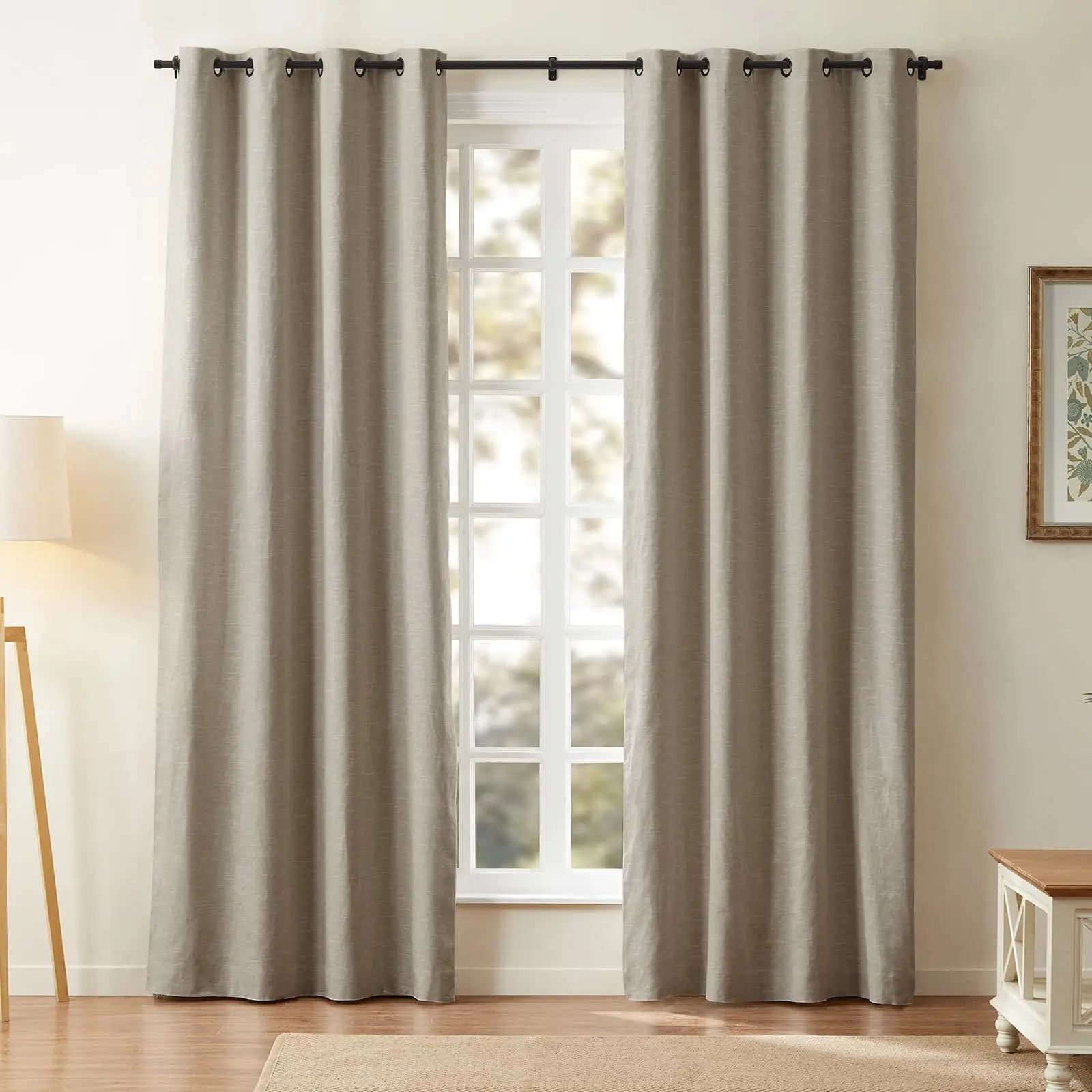 Jawara Luxury Linen Cotton Curtain Grommet - Image 20