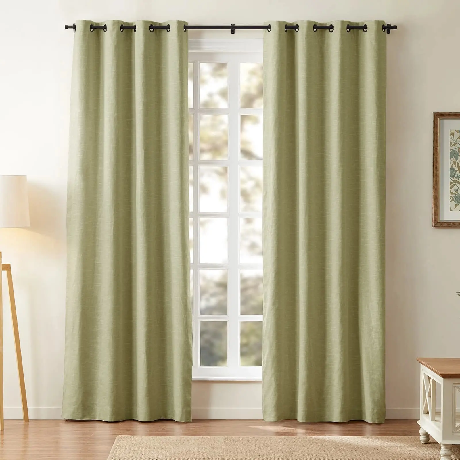 Jawara Luxury Linen Cotton Curtain Grommet - Image 23