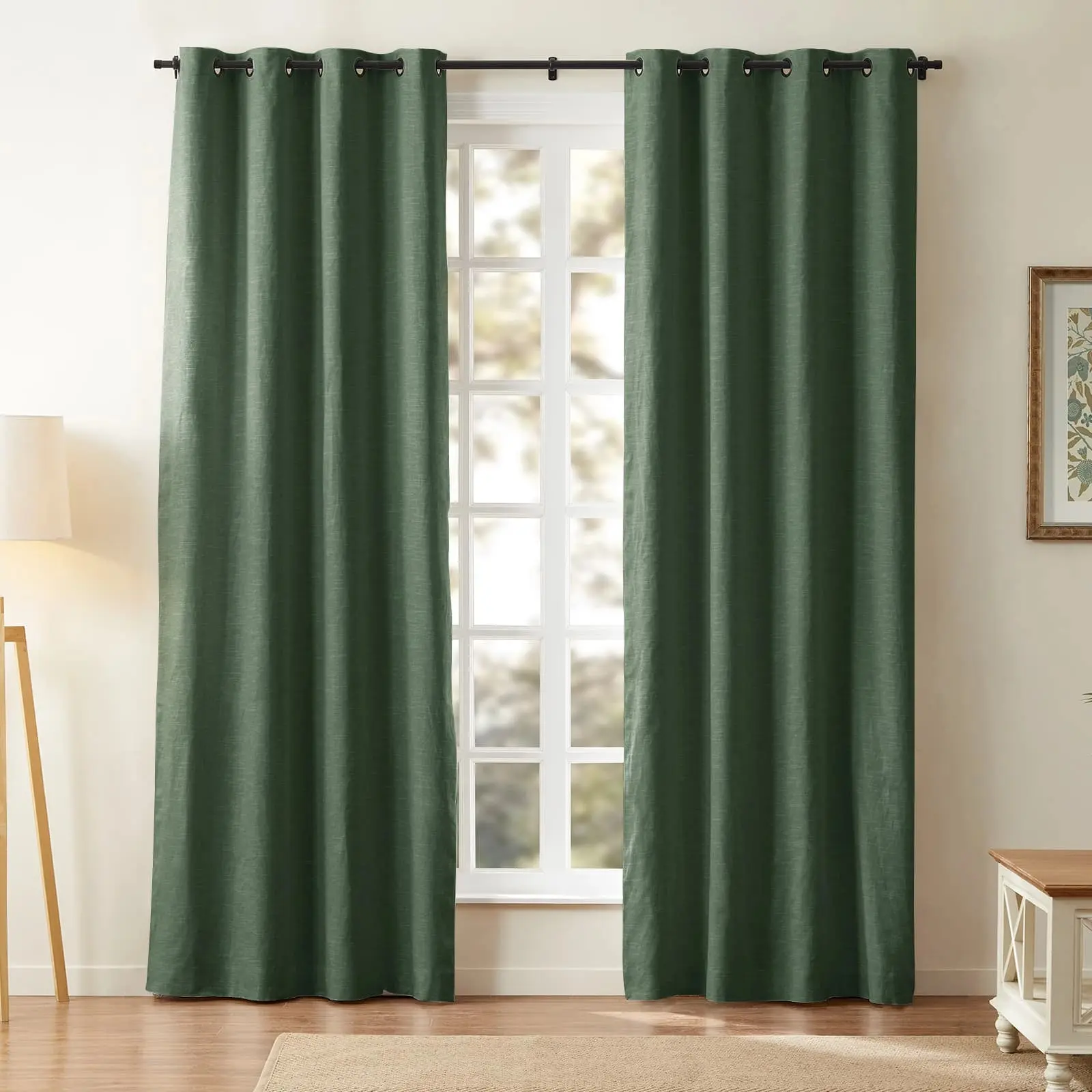 Jawara Luxury Linen Cotton Curtain Grommet - Image 24