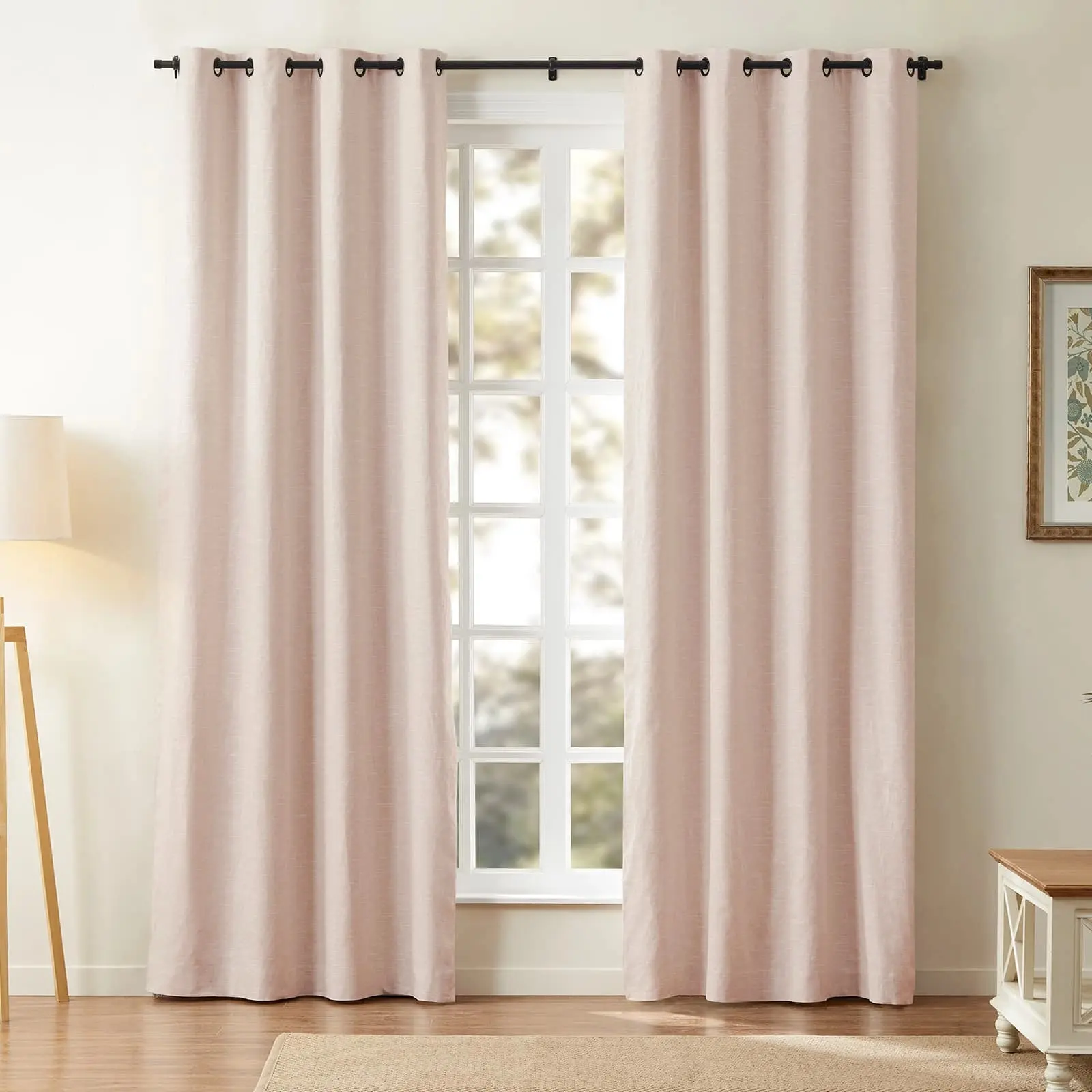 Jawara Luxury Linen Cotton Curtain Grommet - Image 25