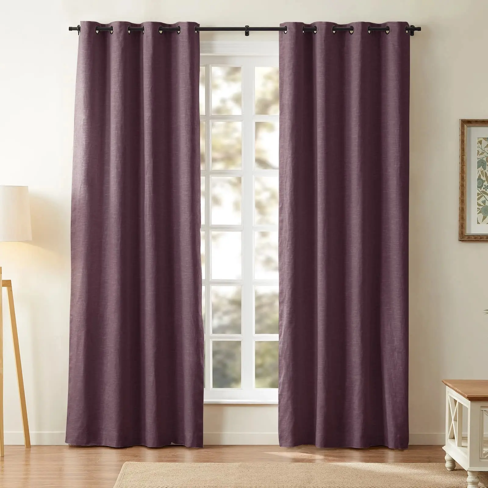 Jawara Luxury Linen Cotton Curtain Grommet - Image 26