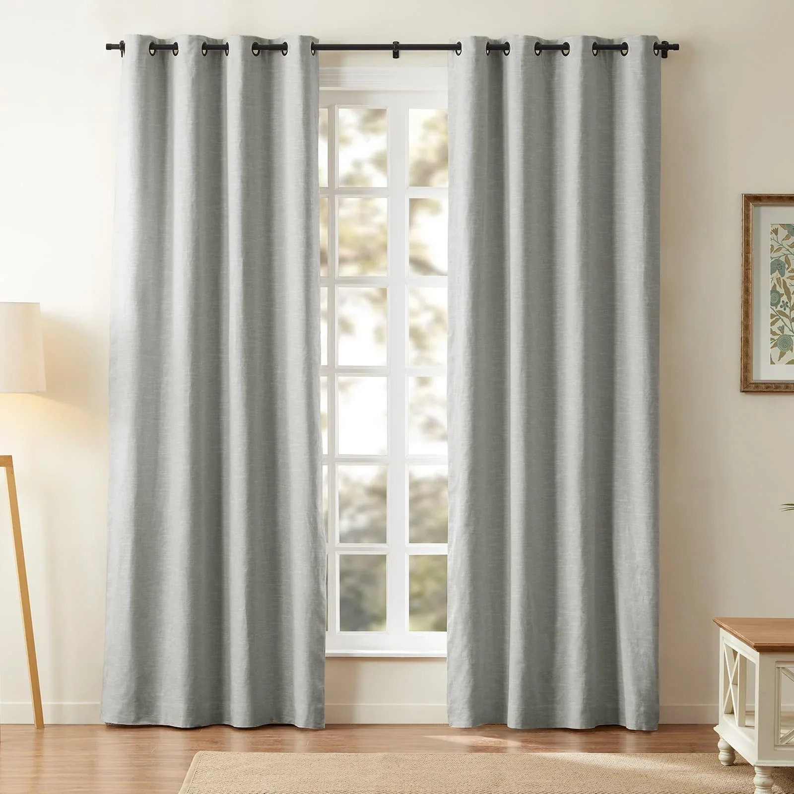 Jawara Luxury Linen Cotton Curtain Grommet - Image 31