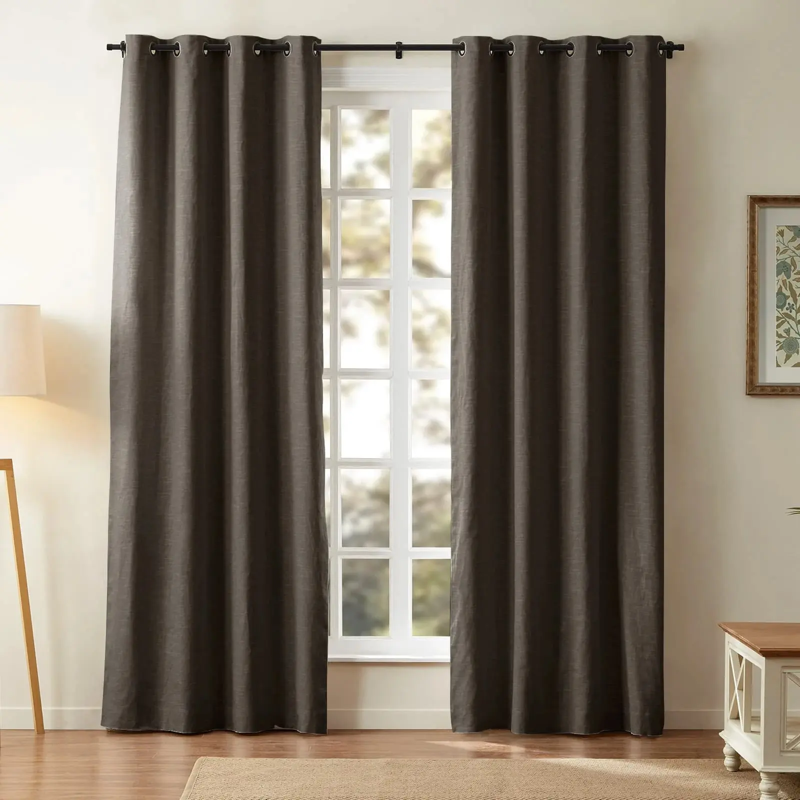 Jawara Luxury Linen Cotton Curtain Grommet - Image 33