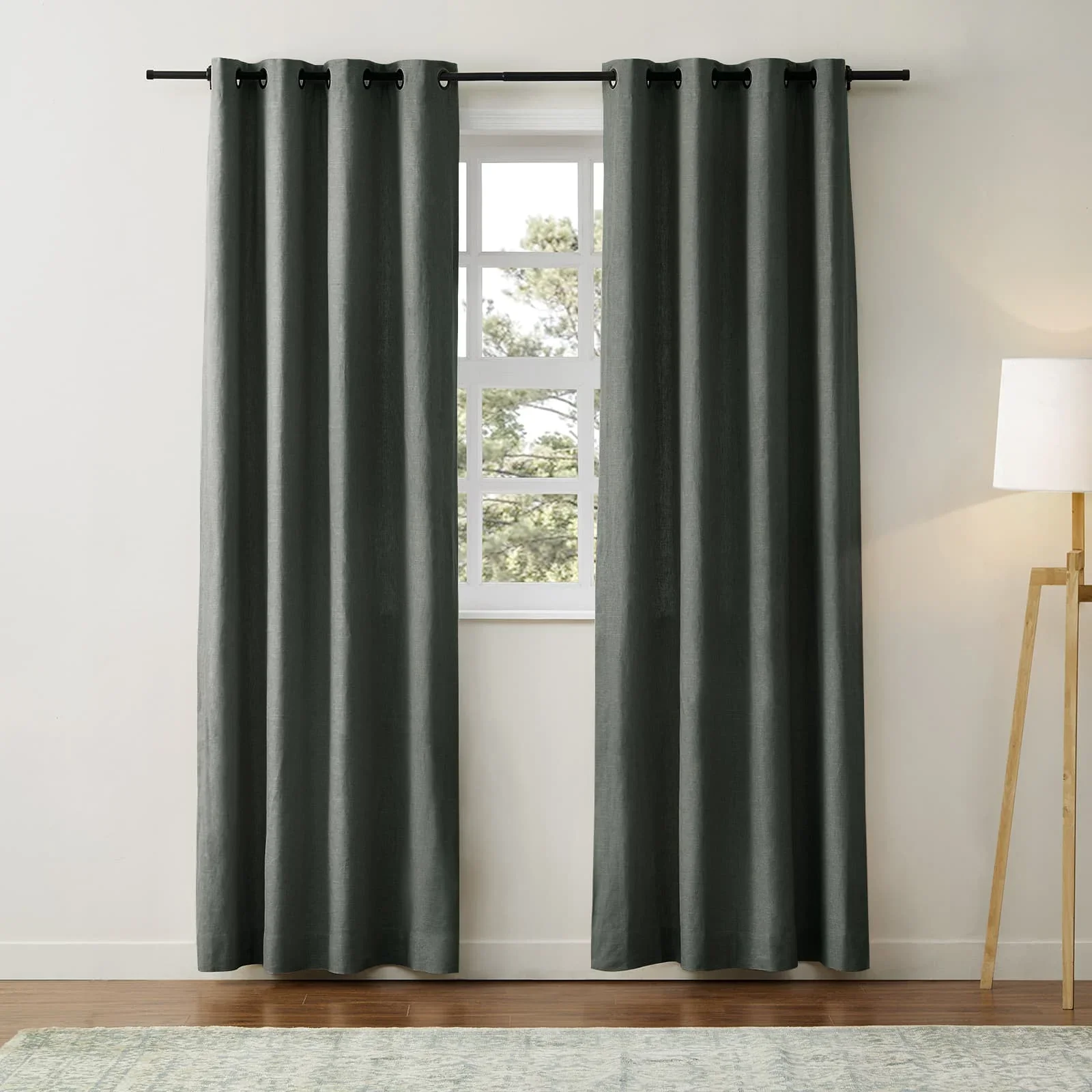 Jawara Luxury Linen Cotton Curtain Grommet - Image 36