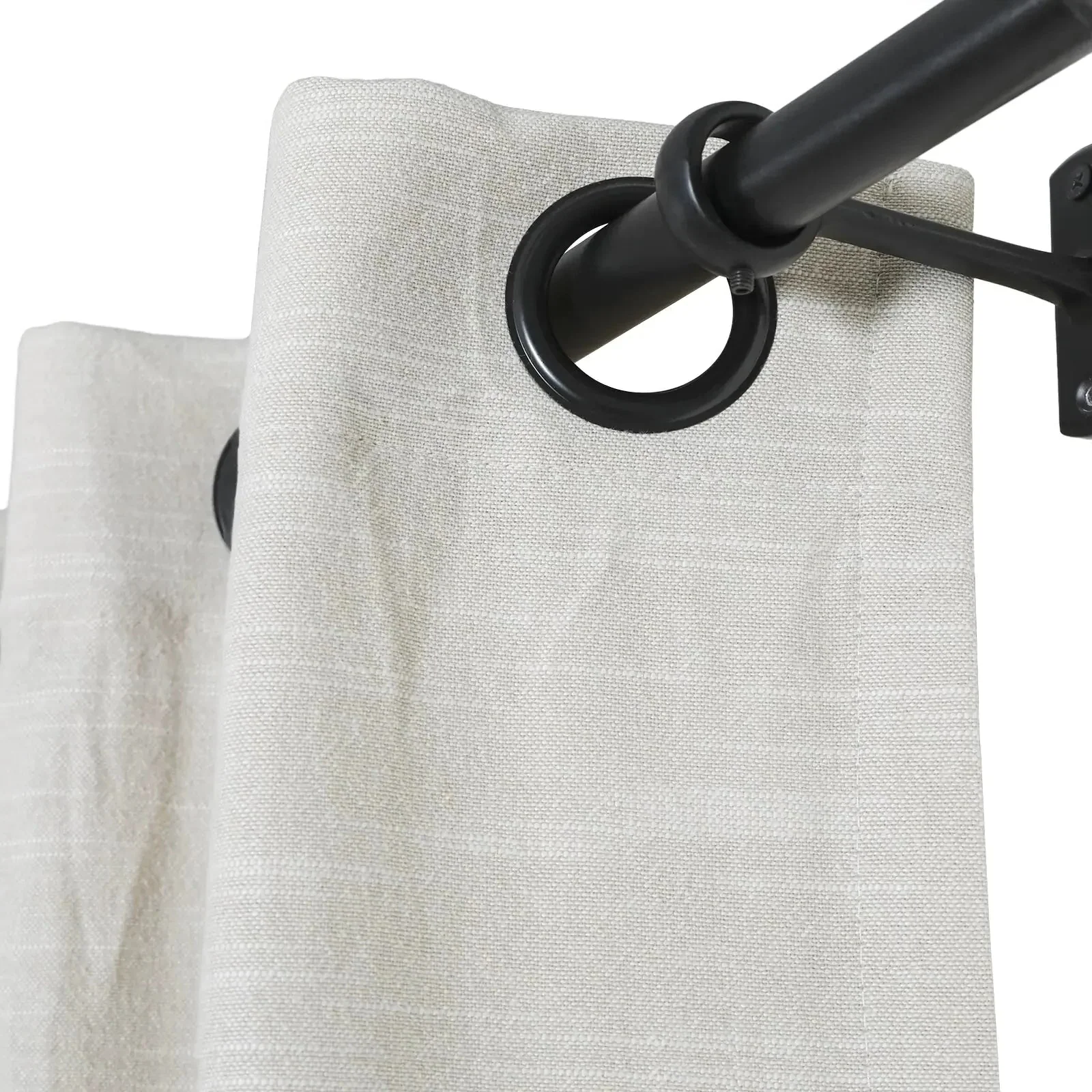 Jawara Luxury Linen Cotton Curtain Grommet - Image 5