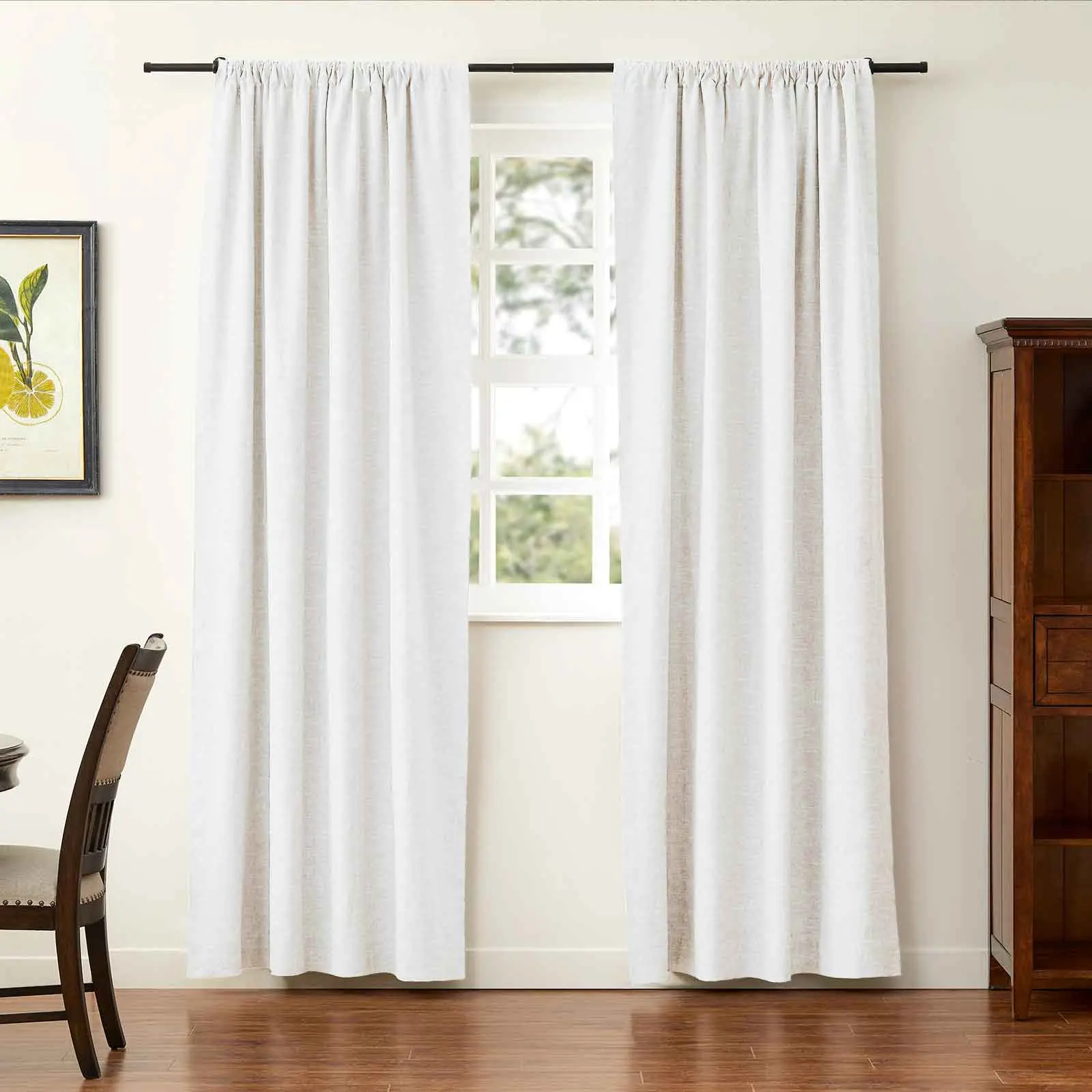 Jawara Luxury Linen Cotton Curtain Soft Top - Image 11