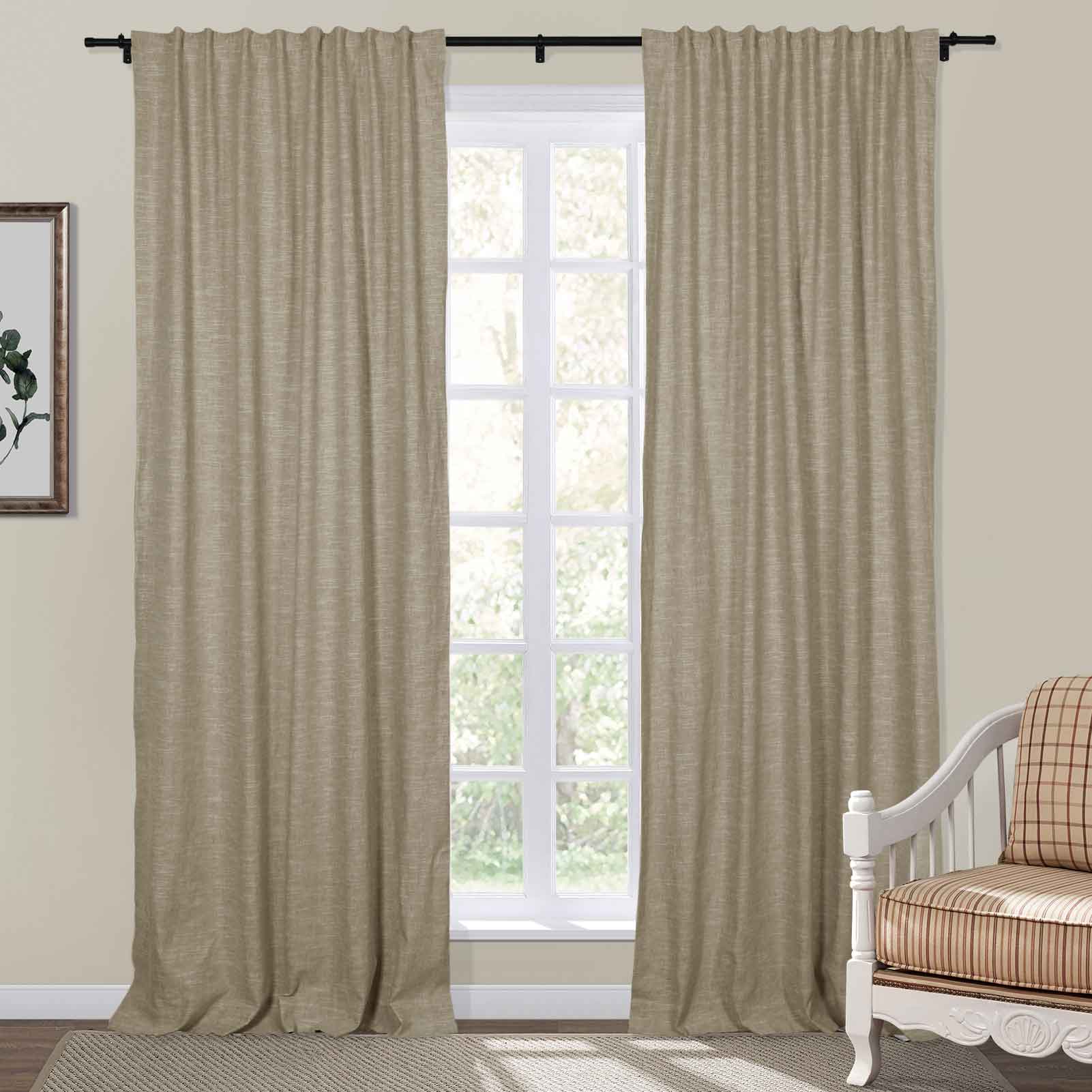 Jawara Luxury Linen Cotton Curtain Soft Top - Image 18