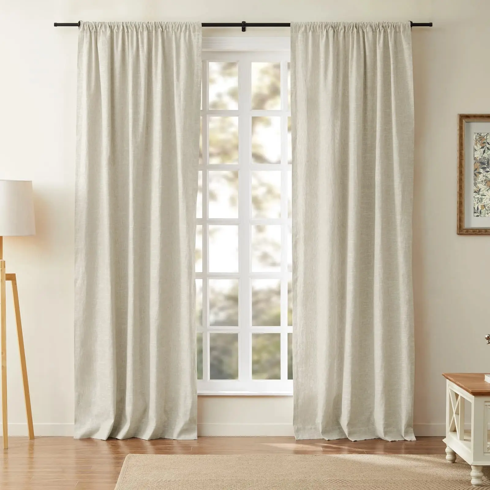 Jawara Luxury Linen Cotton Curtain Soft Top - Image 21