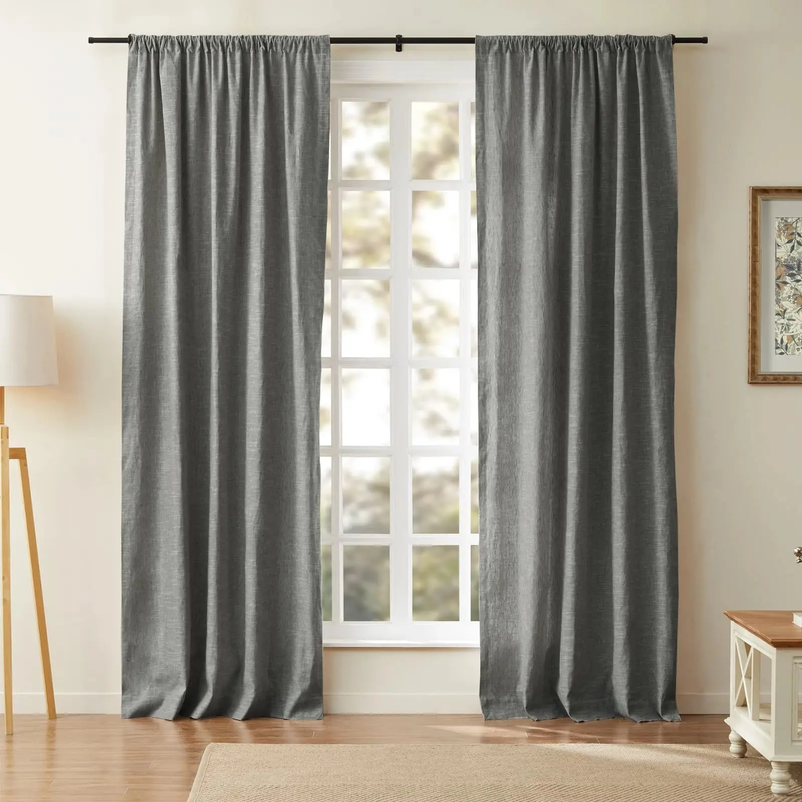 Jawara Luxury Linen Cotton Curtain Soft Top - Image 23