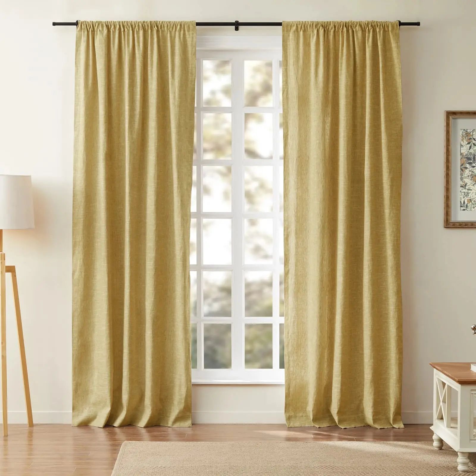 Jawara Luxury Linen Cotton Curtain Soft Top - Image 24