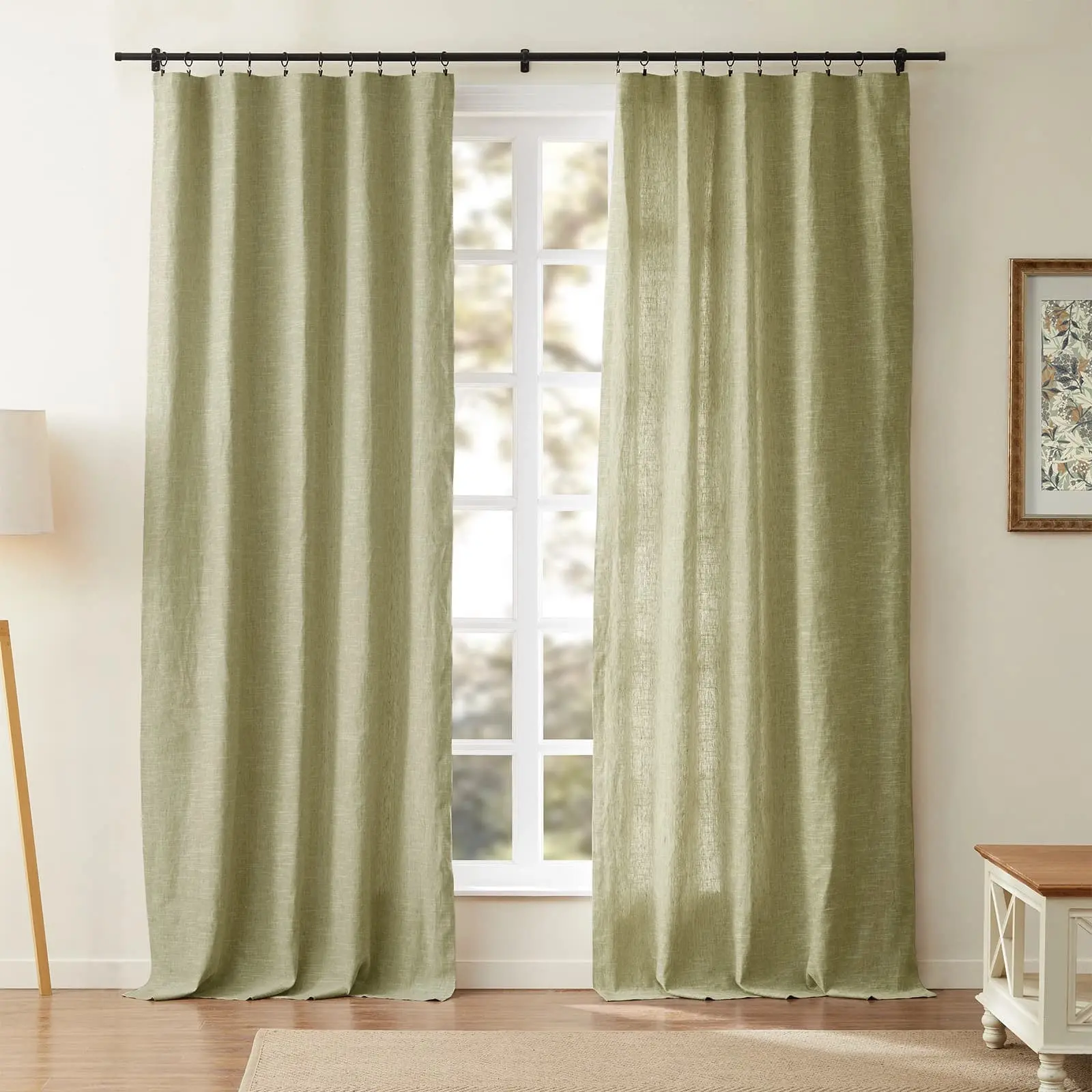 Jawara Luxury Linen Cotton Curtain Soft Top - Image 25