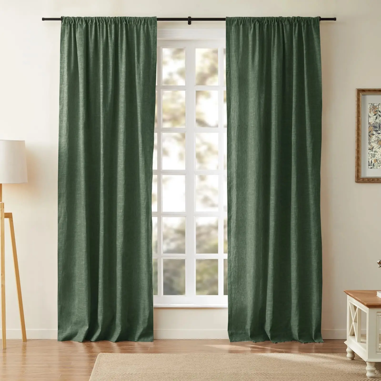 Jawara Luxury Linen Cotton Curtain Soft Top - Image 26