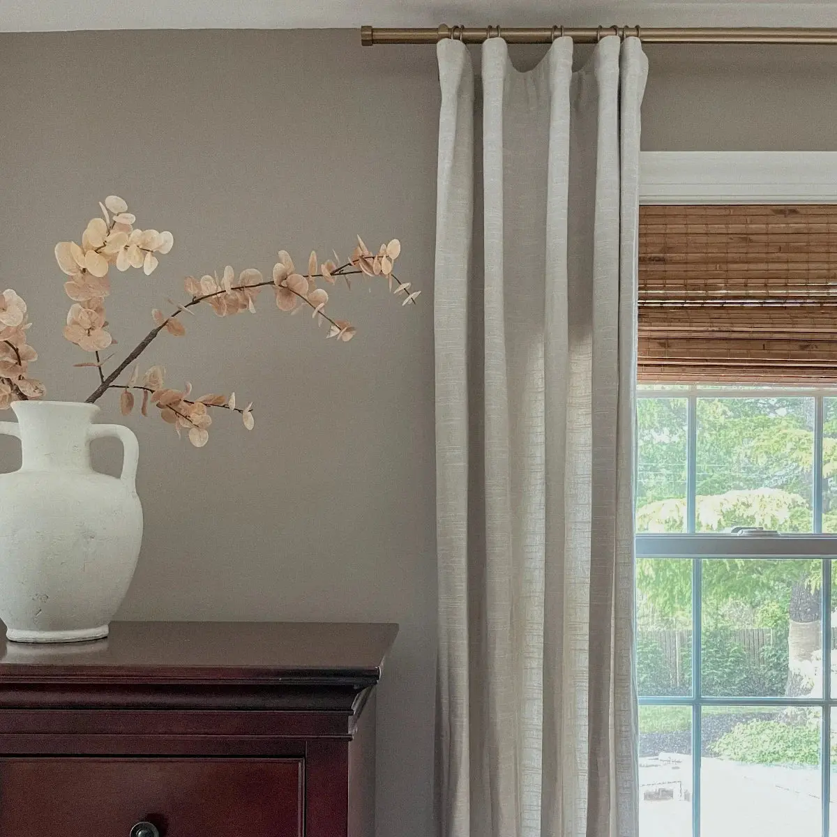 Jawara Luxury Linen Cotton Curtain Soft Top - Image 3