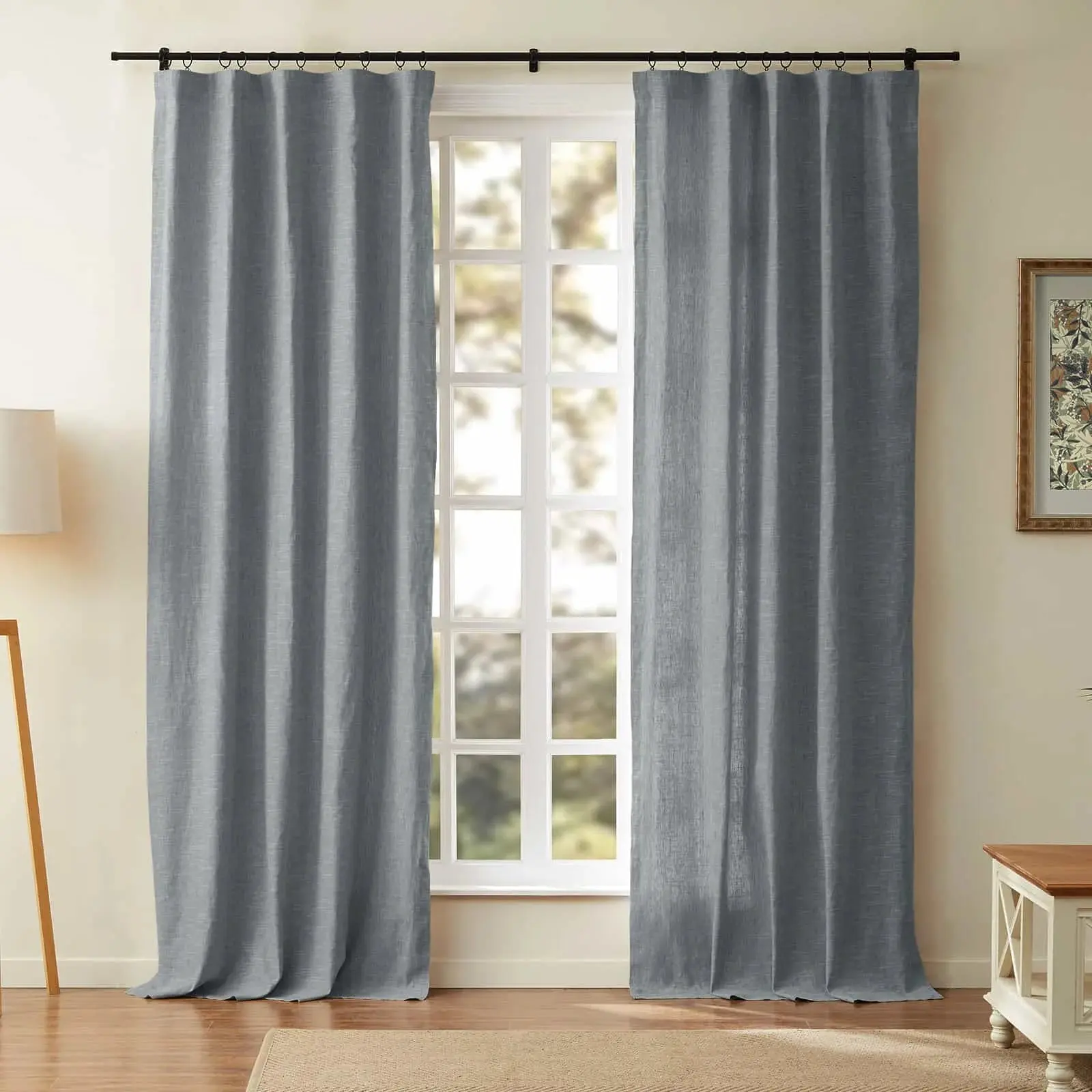 Jawara Luxury Linen Cotton Curtain Soft Top - Image 31